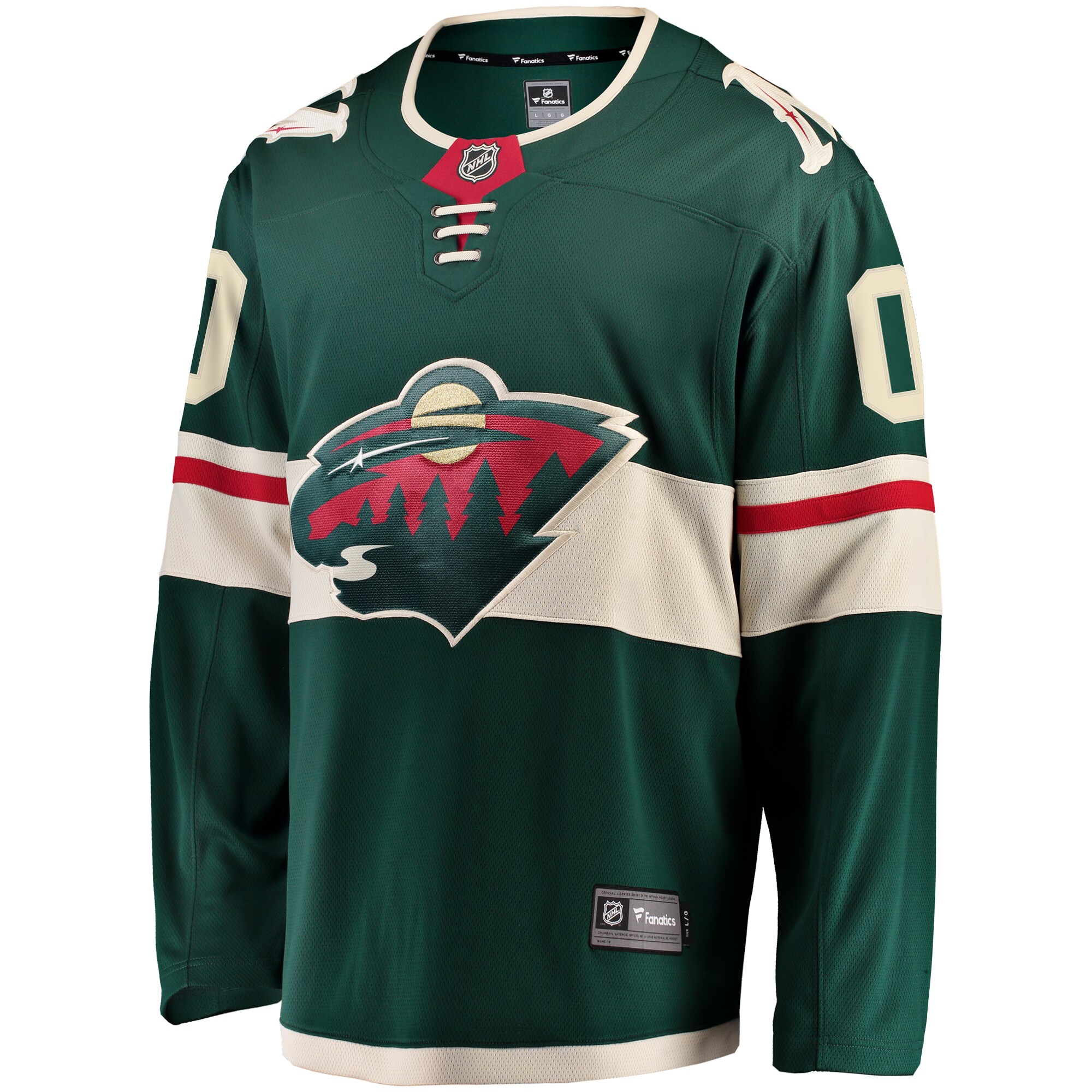 Minnesota Wild Fanatics Youth Home Breakaway Custom Jersey - Green cheap jerseys for sale - CheapJerseys.Shop