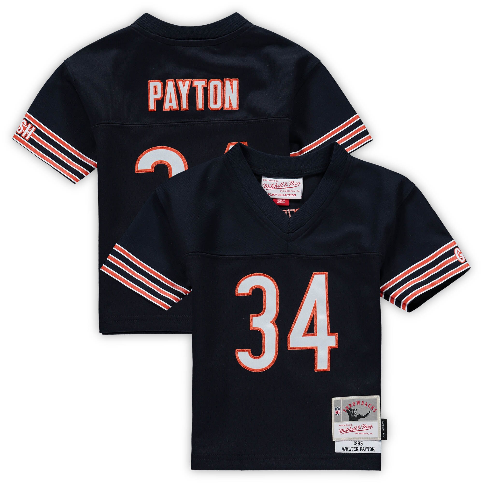 Walter Payton Chicago Bears Mitchell & Ness Infant 1985 Retired Legacy Jersey - Navy cheap jerseys for sale - CheapJerseys.Shop