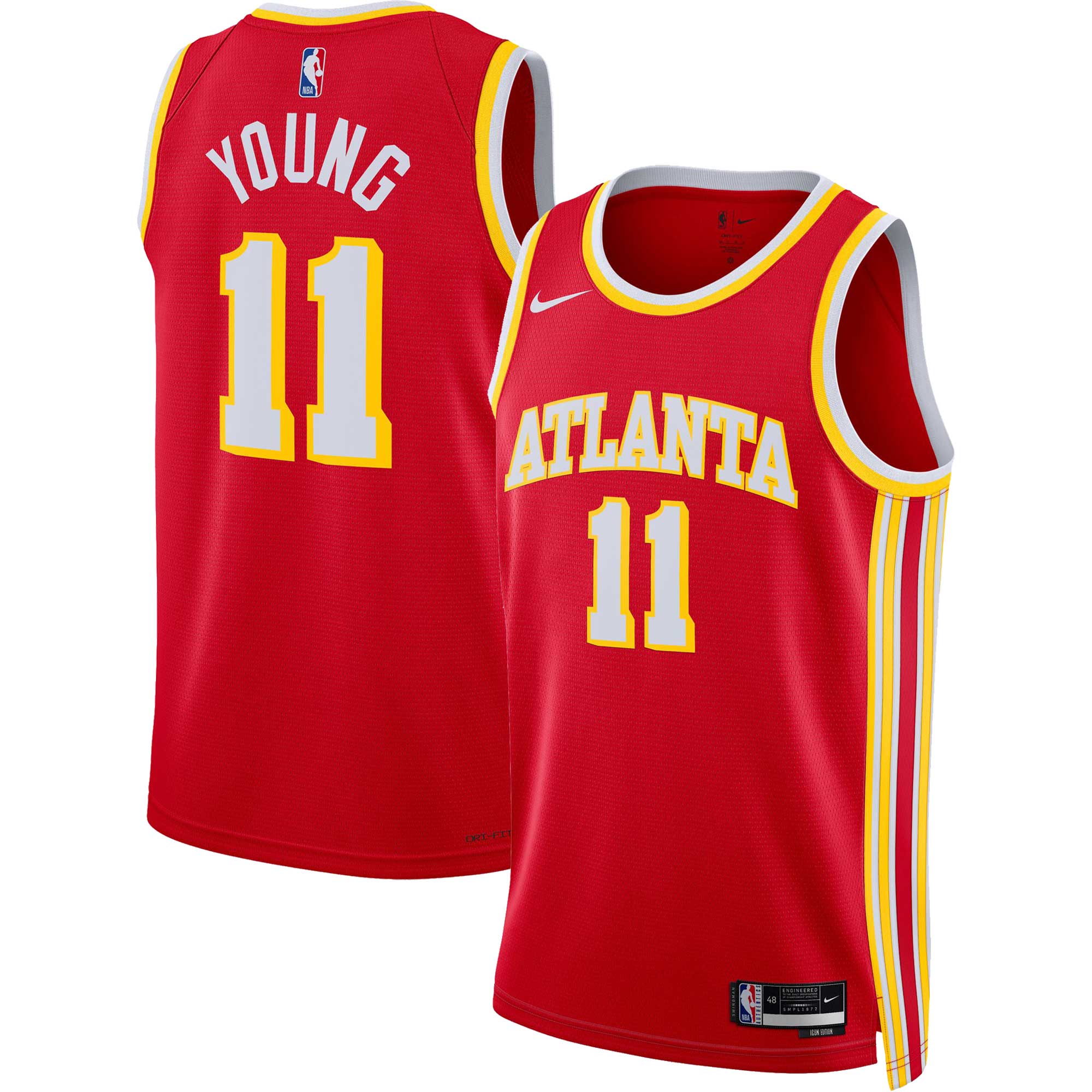 Trae Young Atlanta Hawks Unisex Swingman Jersey - Icon Edition - Red cheap jerseys for sale - CheapJerseys.Shop