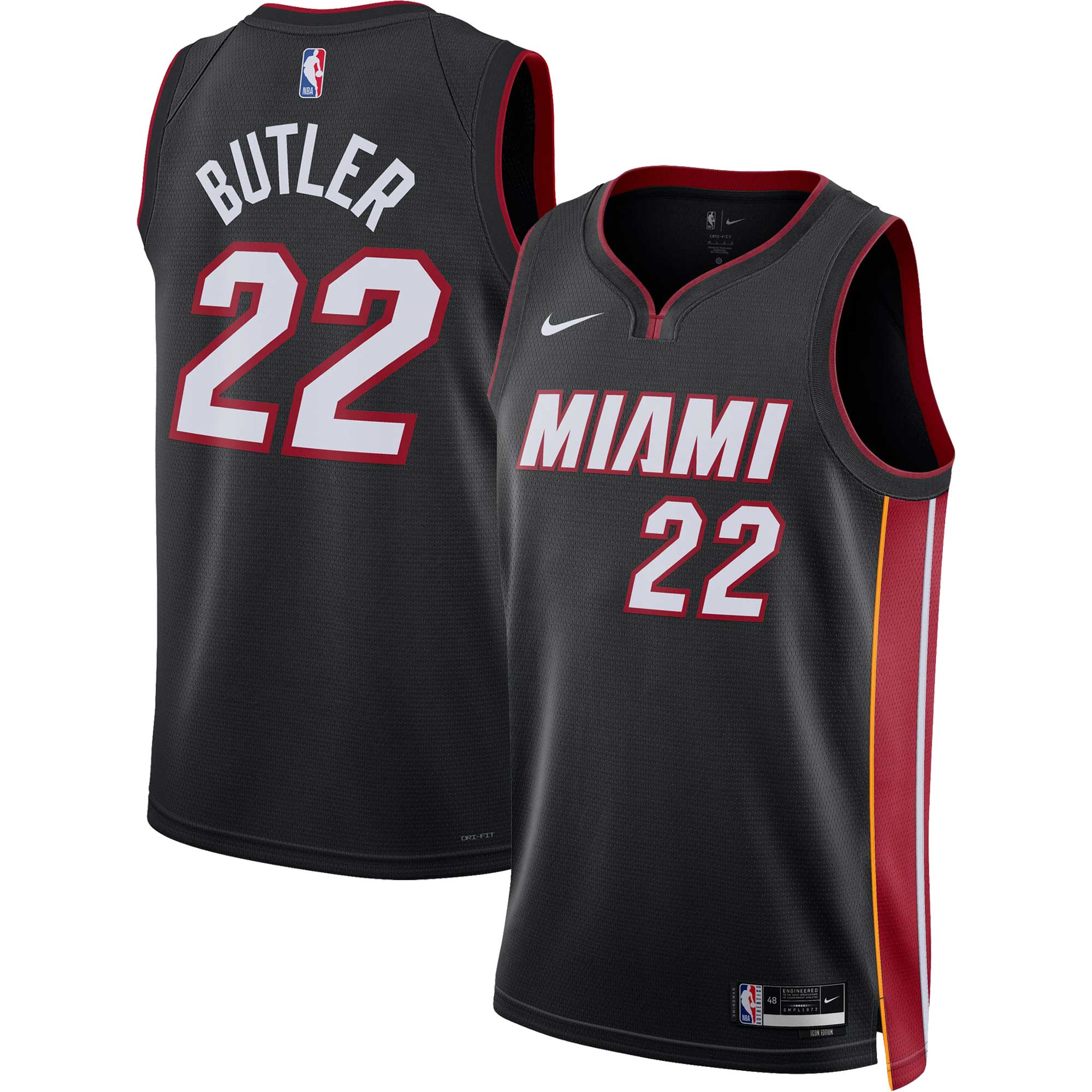 Jimmy Butler Miami Heat Unisex Swingman Jersey - Icon Edition - Black cheap jerseys for sale - CheapJerseys.Shop