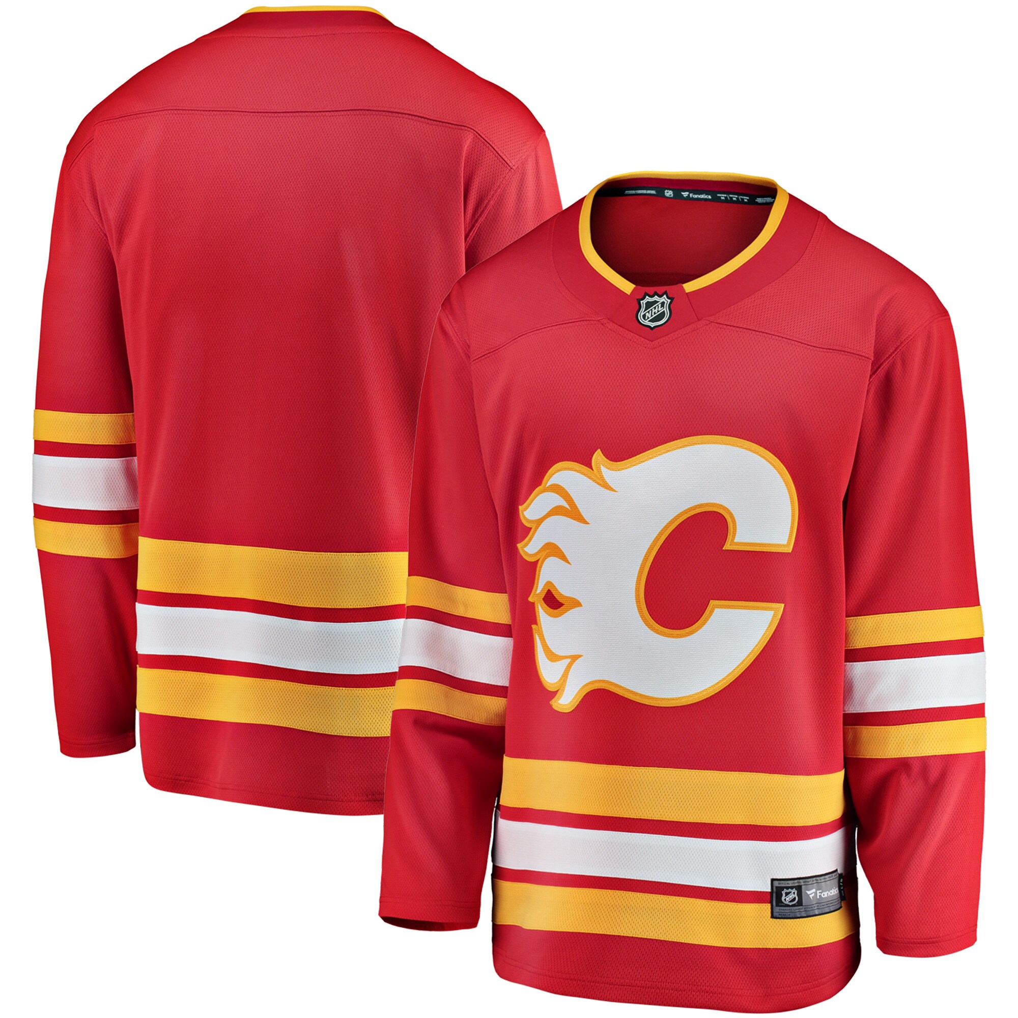 Calgary Flames Fanatics Home Breakaway Jersey - Red cheap jerseys for sale - CheapJerseys.Shop