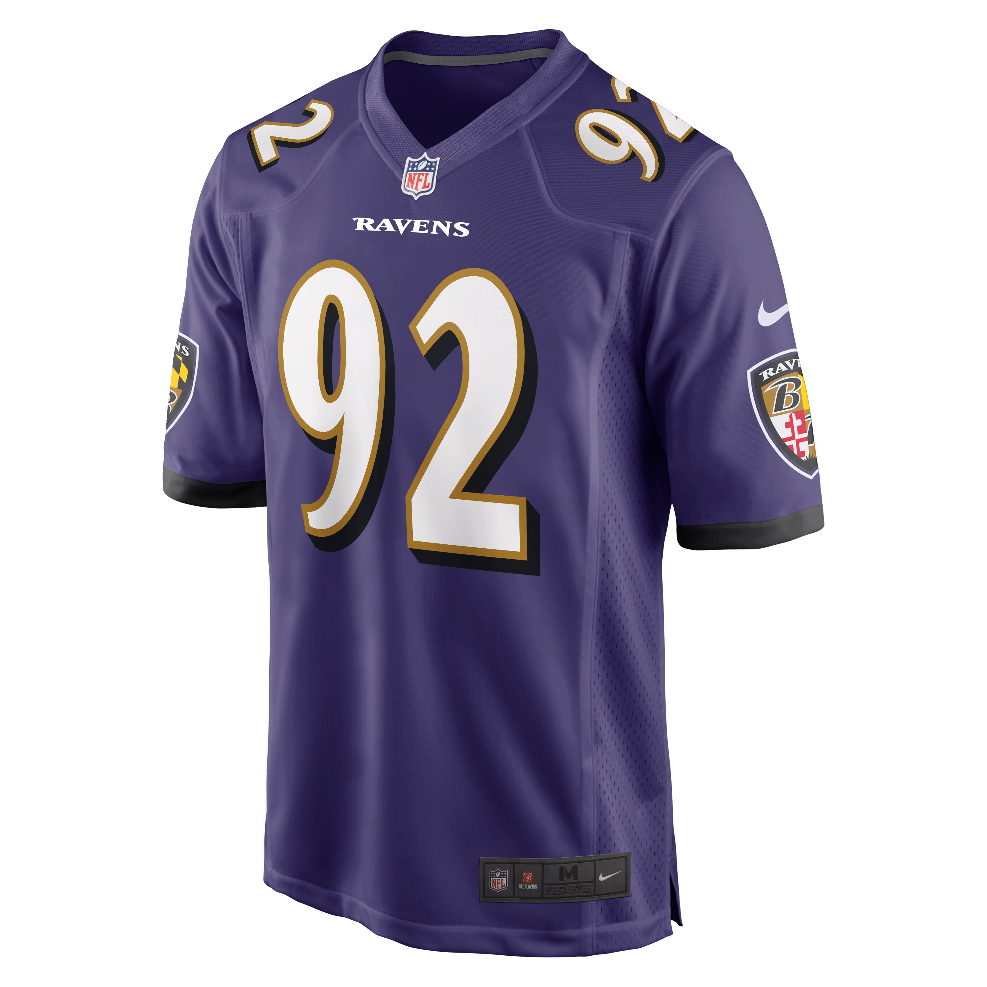 Justin Madubuike Baltimore Ravens Game Player Jersey - Purple cheap jerseys for sale - CheapJerseys.Shop
