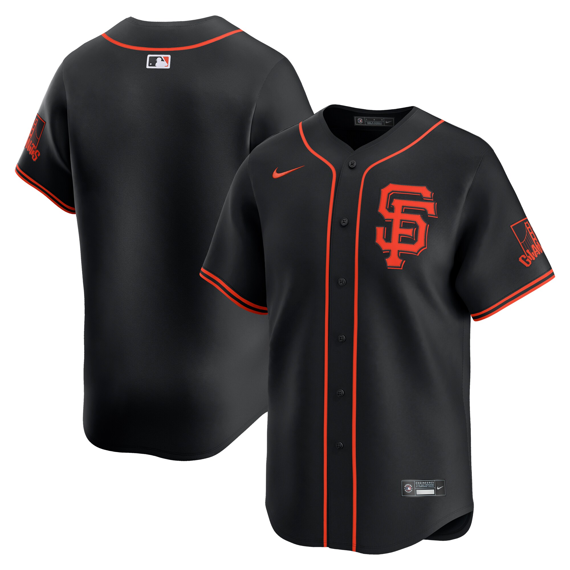 San Francisco Giants Alternate Limited Jersey\u00c2\u00a0\u00e2\u20ac\u201c Black cheap jerseys for sale - CheapJerseys.Shop
