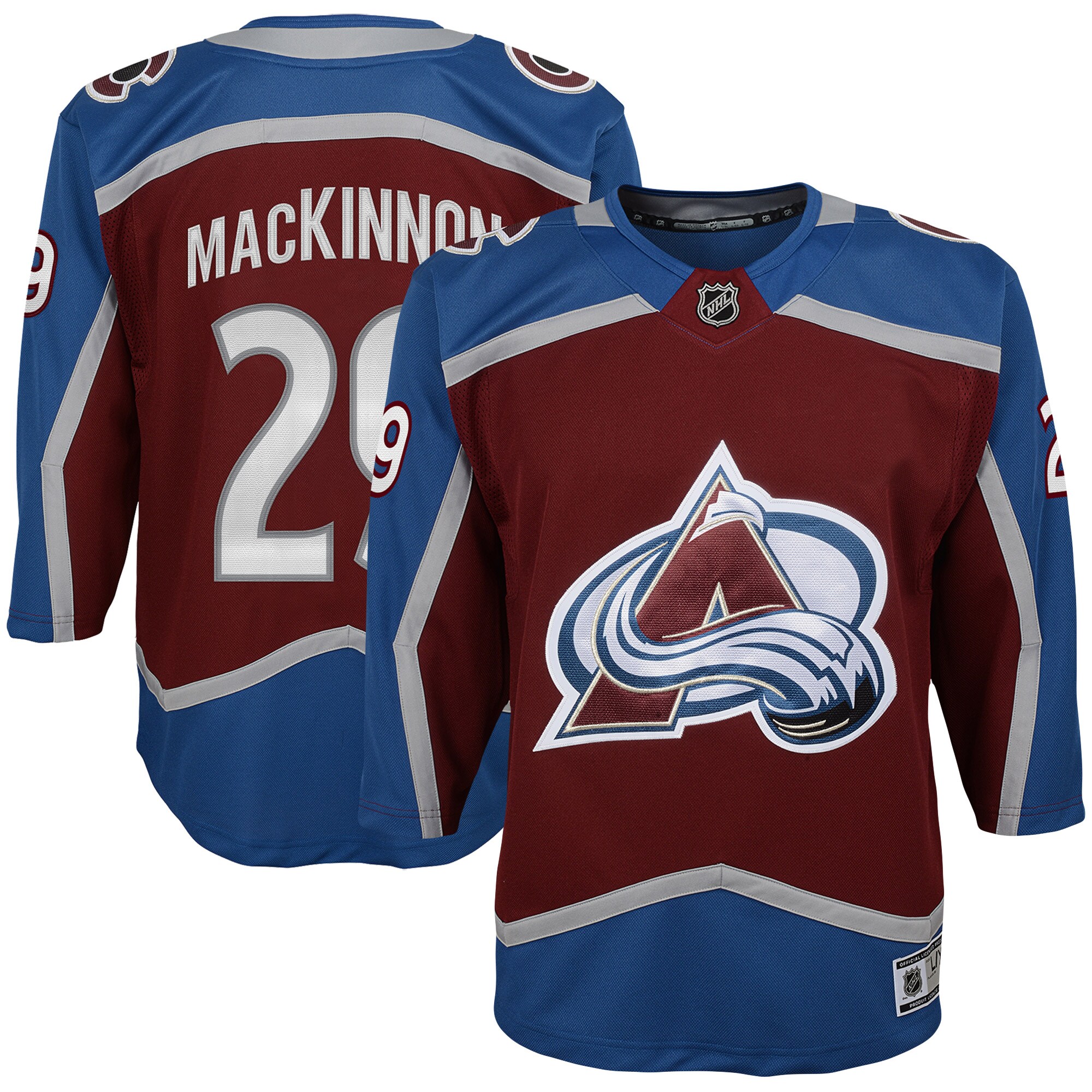 Nathan MacKinnon Colorado Avalanche Youth Premier Player Jersey - Burgundy cheap jerseys for sale - CheapJerseys.Shop