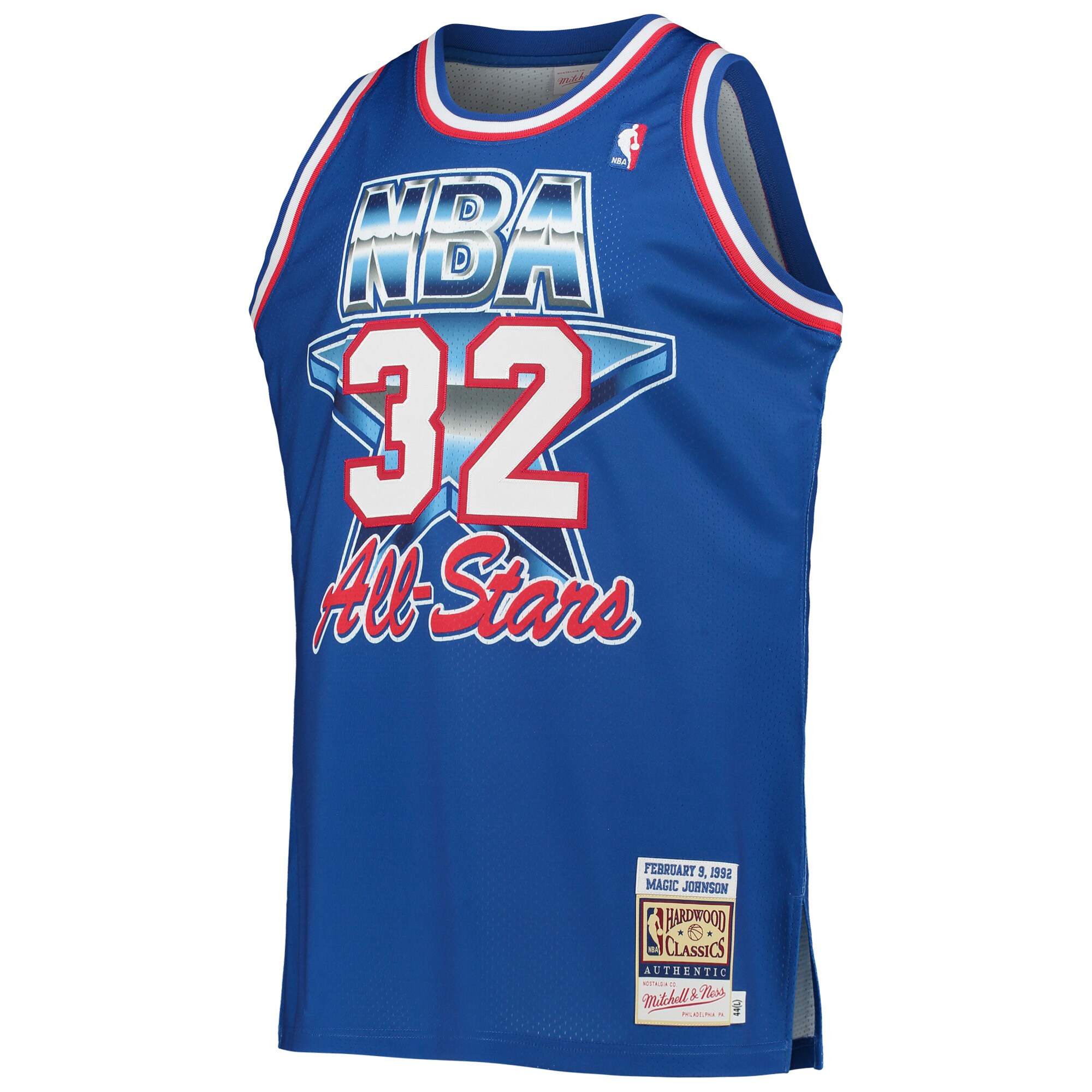 Magic Johnson Western Conference Mitchell & Ness Hardwood Classics 1992 All-Star Game Authentic Jersey - Royal cheap jerseys for sale - CheapJerseys.Shop