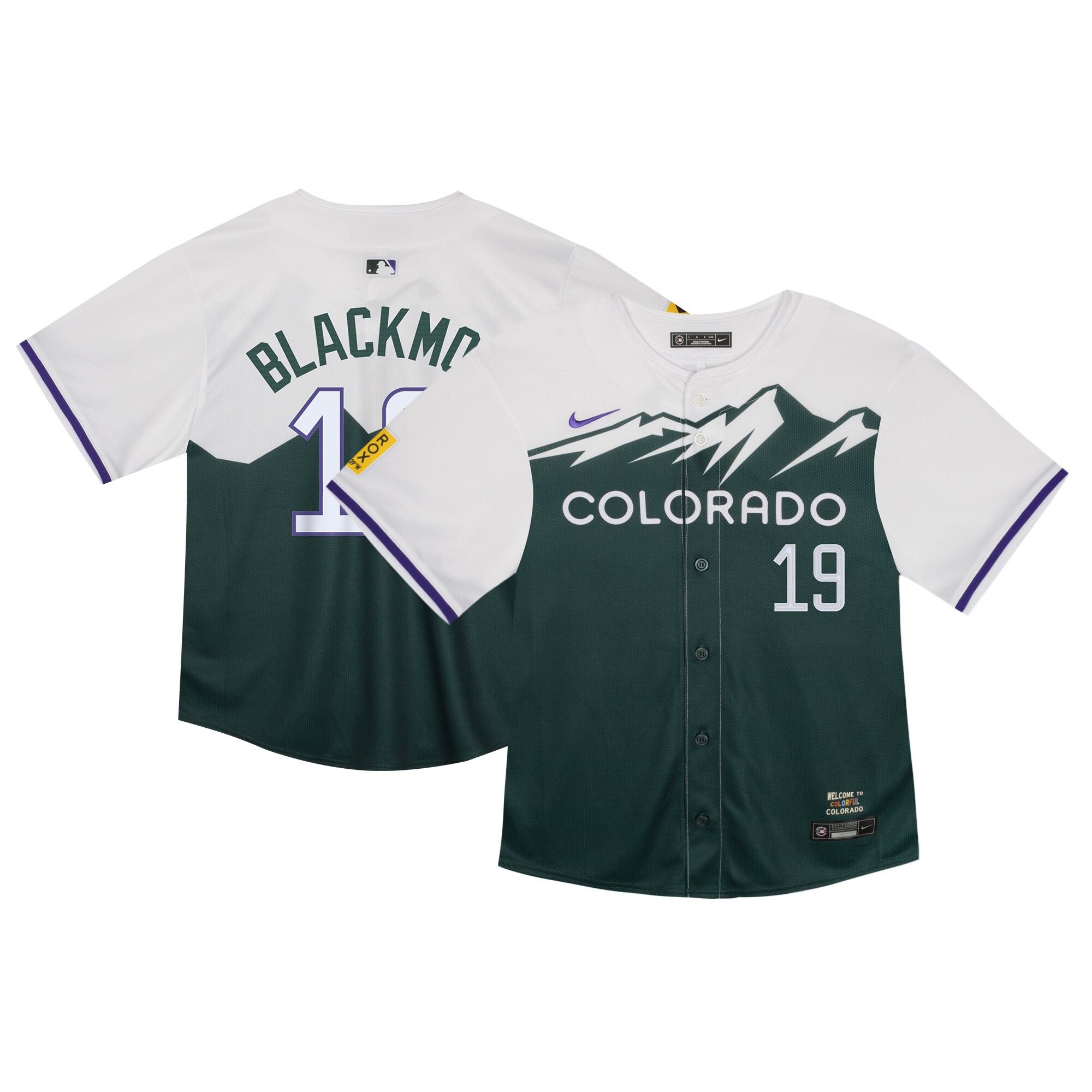 Charlie Blackmon Colorado Rockies Toddler City Connect Limited Player Jersey - Green cheap jerseys for sale - CheapJerseys.Shop