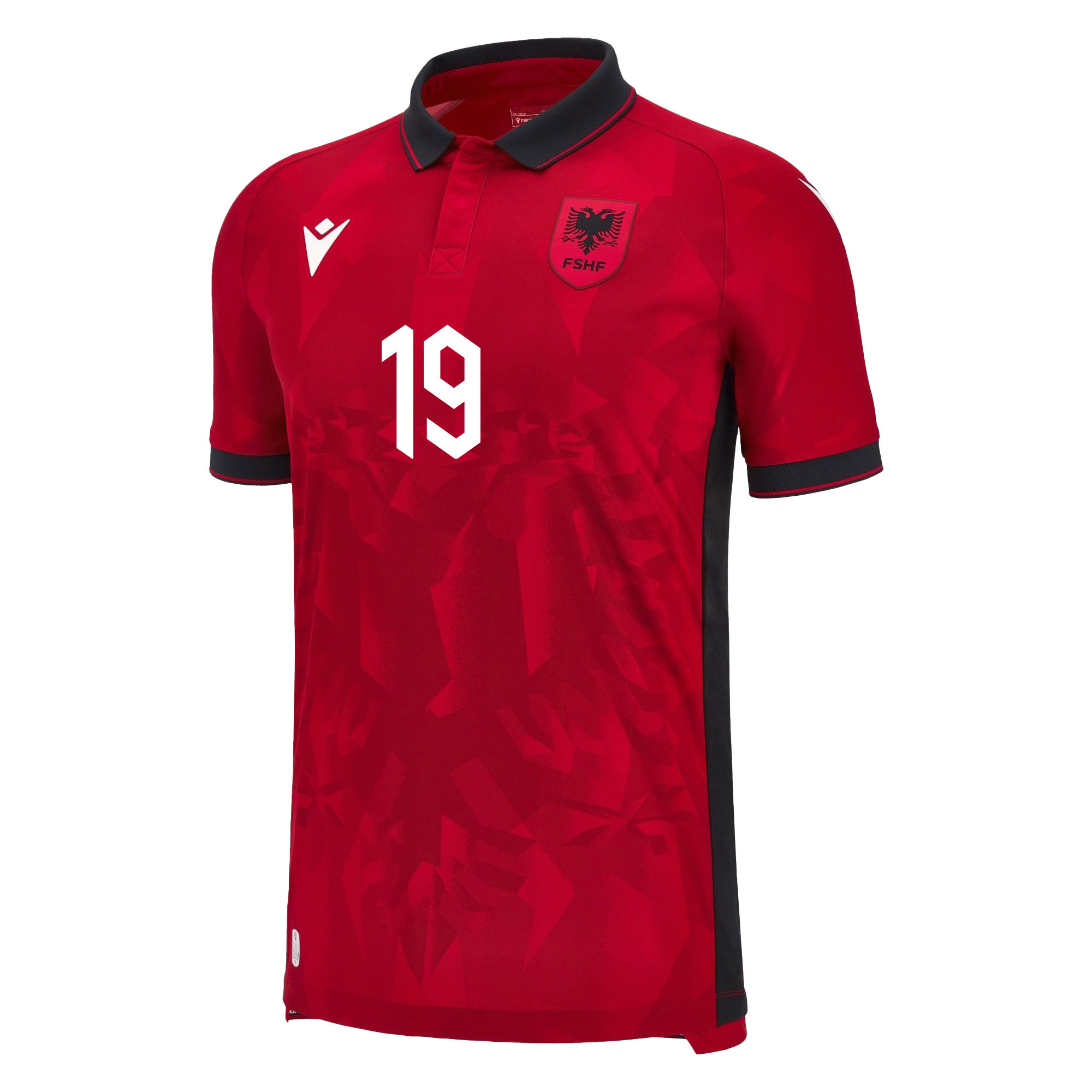 Mirlind Daku 19 Albania National Team 2024/25 Home Men Jersey - Red cheap jerseys for sale - CheapJerseys.Shop