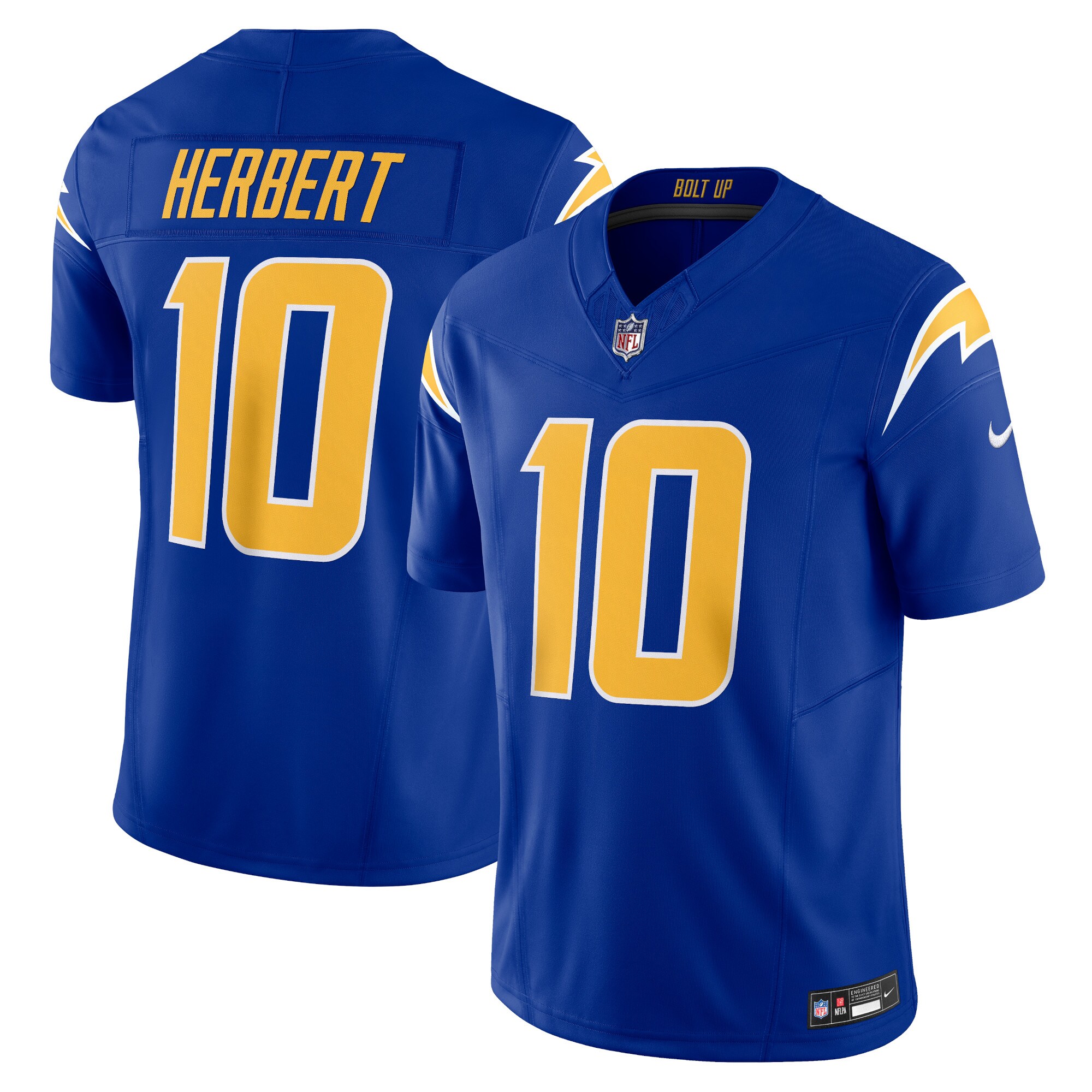 Justin Herbert Los Angeles Chargers Vapor F.U.S.E. Limited Jersey - Royal cheap jerseys for sale - CheapJerseys.Shop