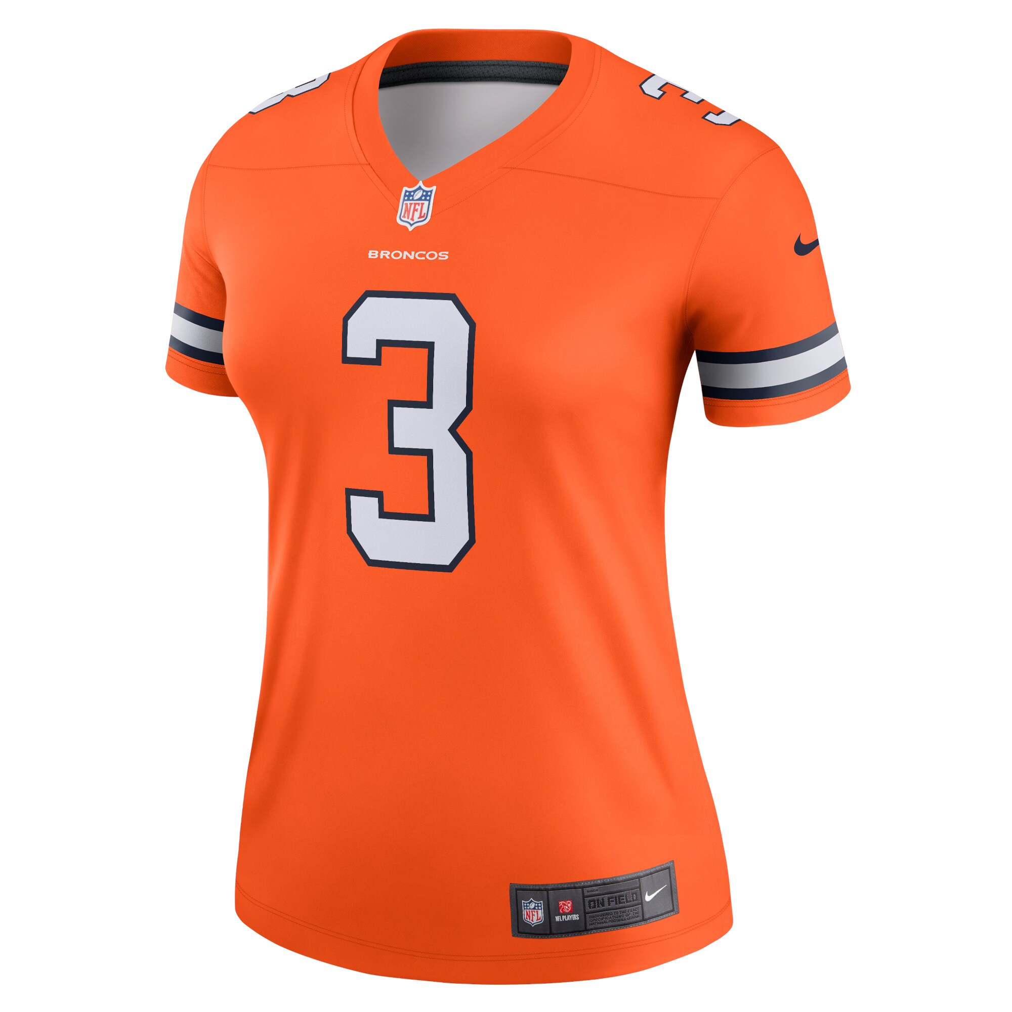 Russell Wilson Denver Broncos Women's Team Alternate Legend Jersey - Orange cheap jerseys for sale - CheapJerseys.Shop