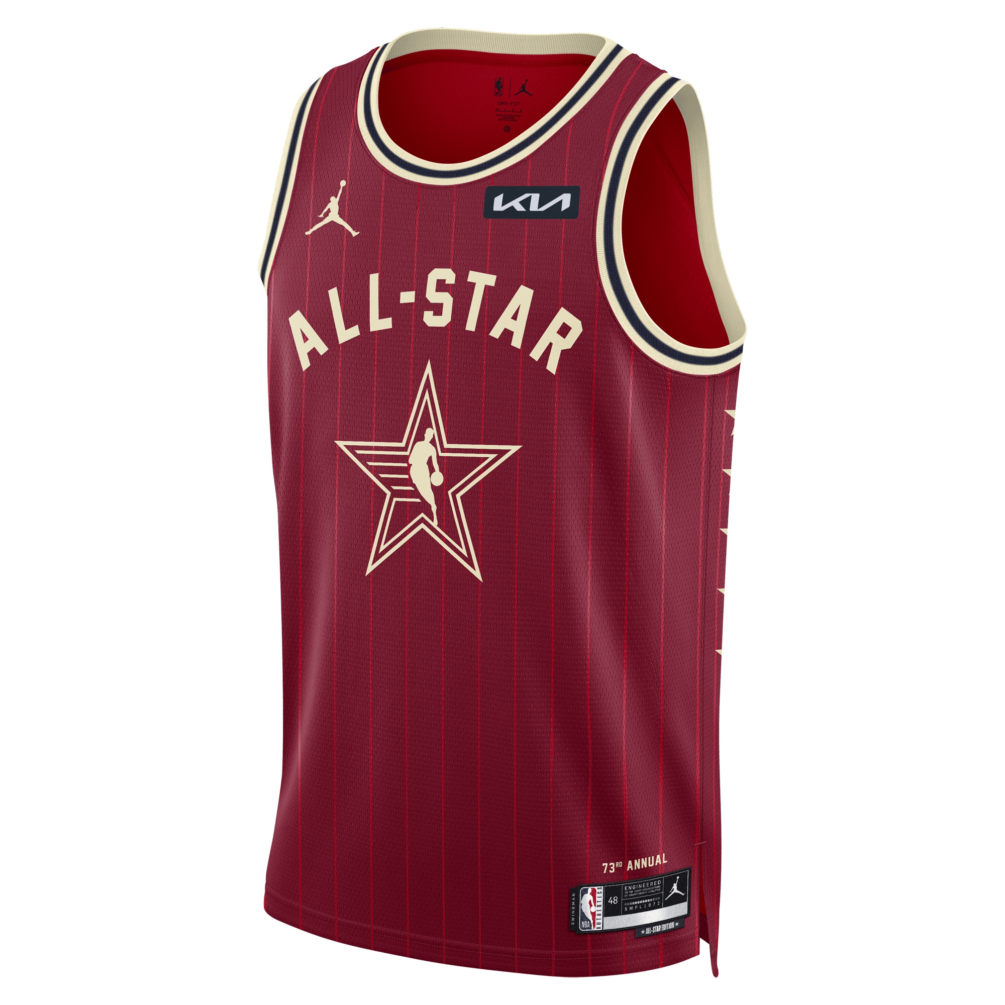 Jordan Brand Unisex 2024 All-Star Game Swingman Custom Jersey - Crimson cheap jerseys for sale - CheapJerseys.Shop