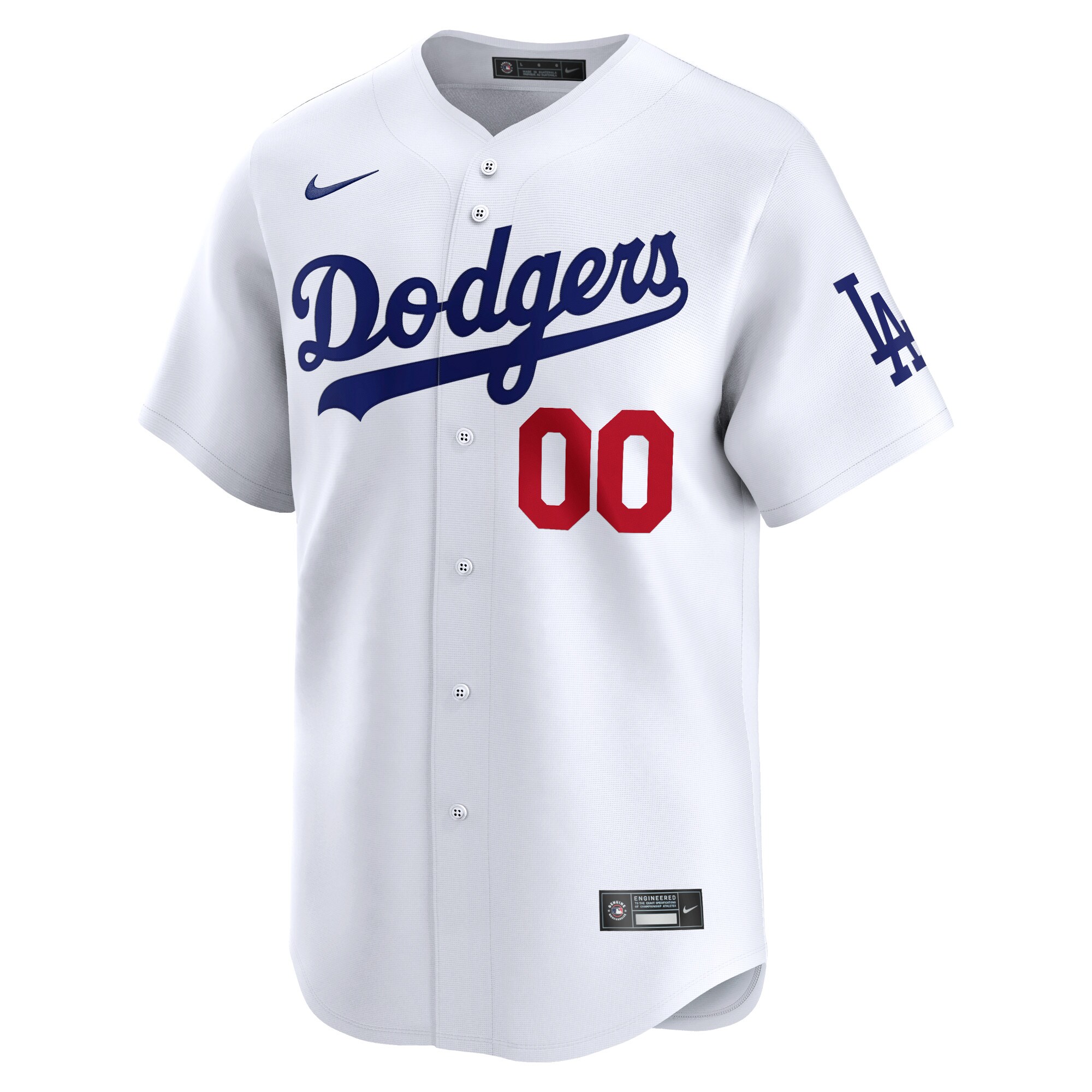 Los Angeles Dodgers Youth Home Limited Custom Jersey - White cheap jerseys for sale - CheapJerseys.Shop