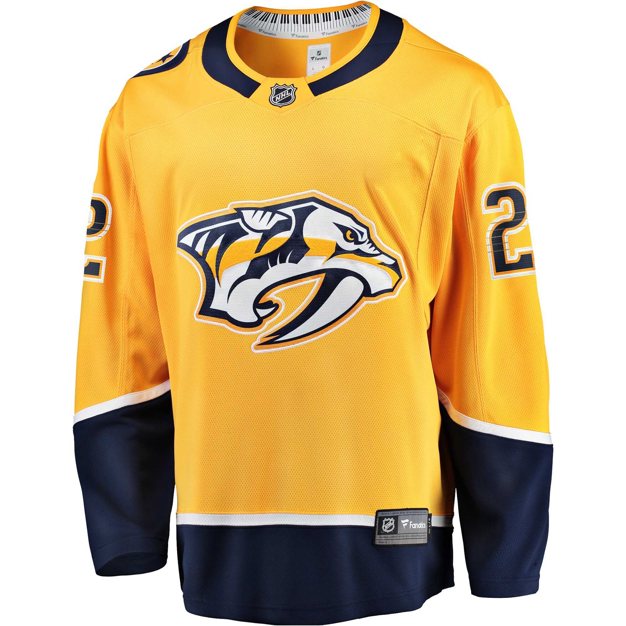 Tyson Barrie Nashville Predators Fanatics Home Breakaway Jersey - Gold cheap jerseys for sale - CheapJerseys.Shop
