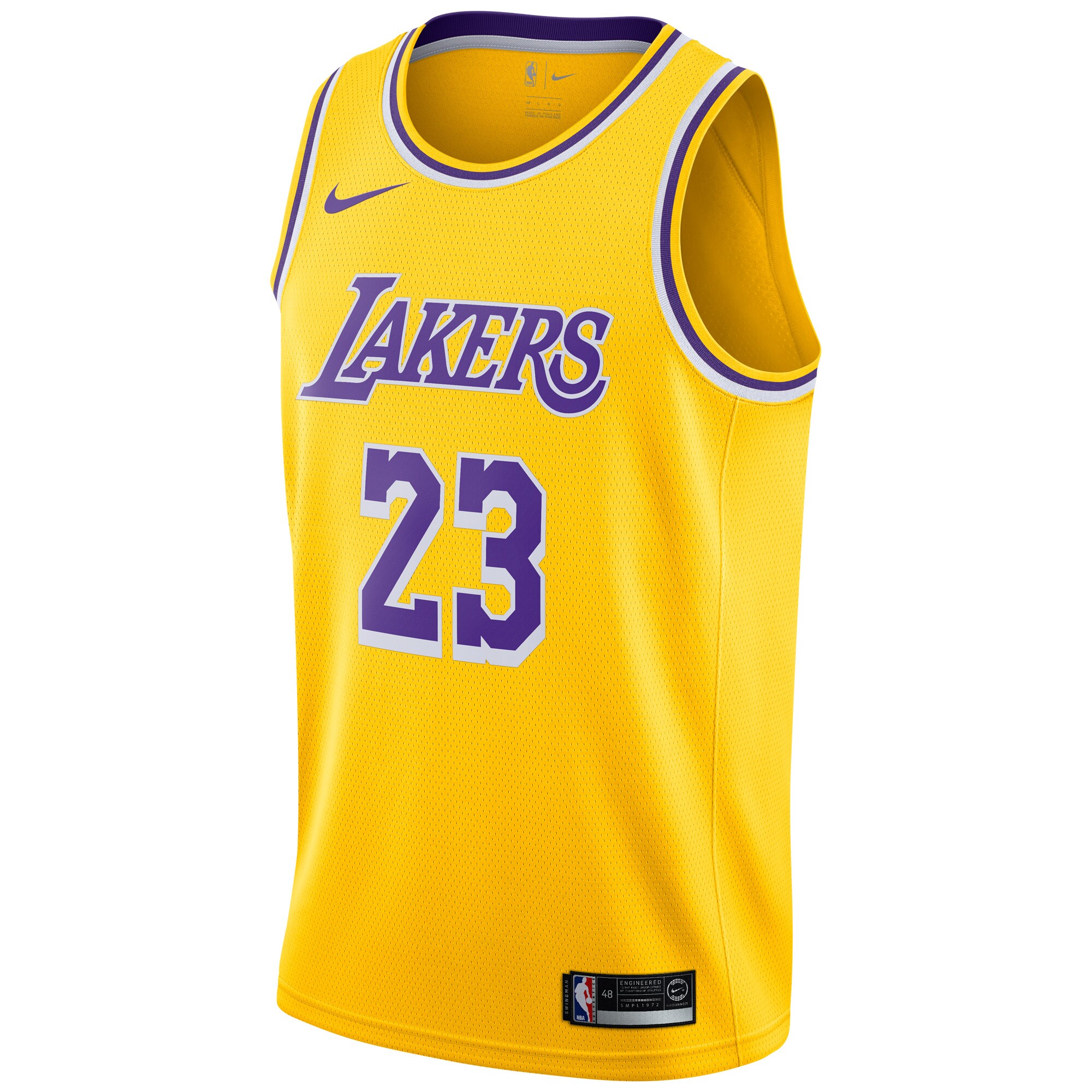 LeBron James Los Angeles Lakers Swingman Player Jersey Gold - Icon Edition cheap jerseys for sale - CheapJerseys.Shop