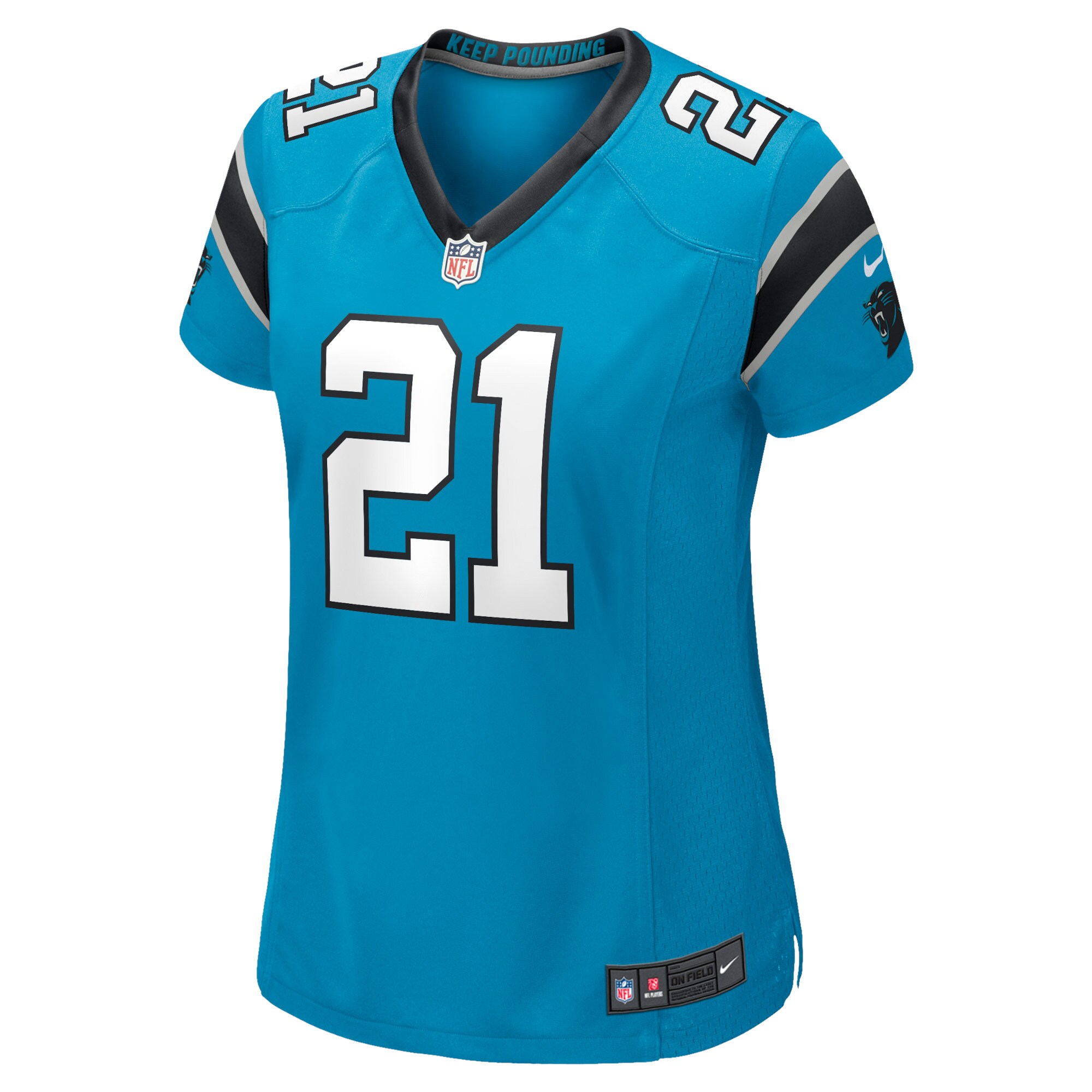 Jeremy Chinn Carolina Panthers Women's Player Game Jersey - Blue cheap jerseys for sale - CheapJerseys.Shop