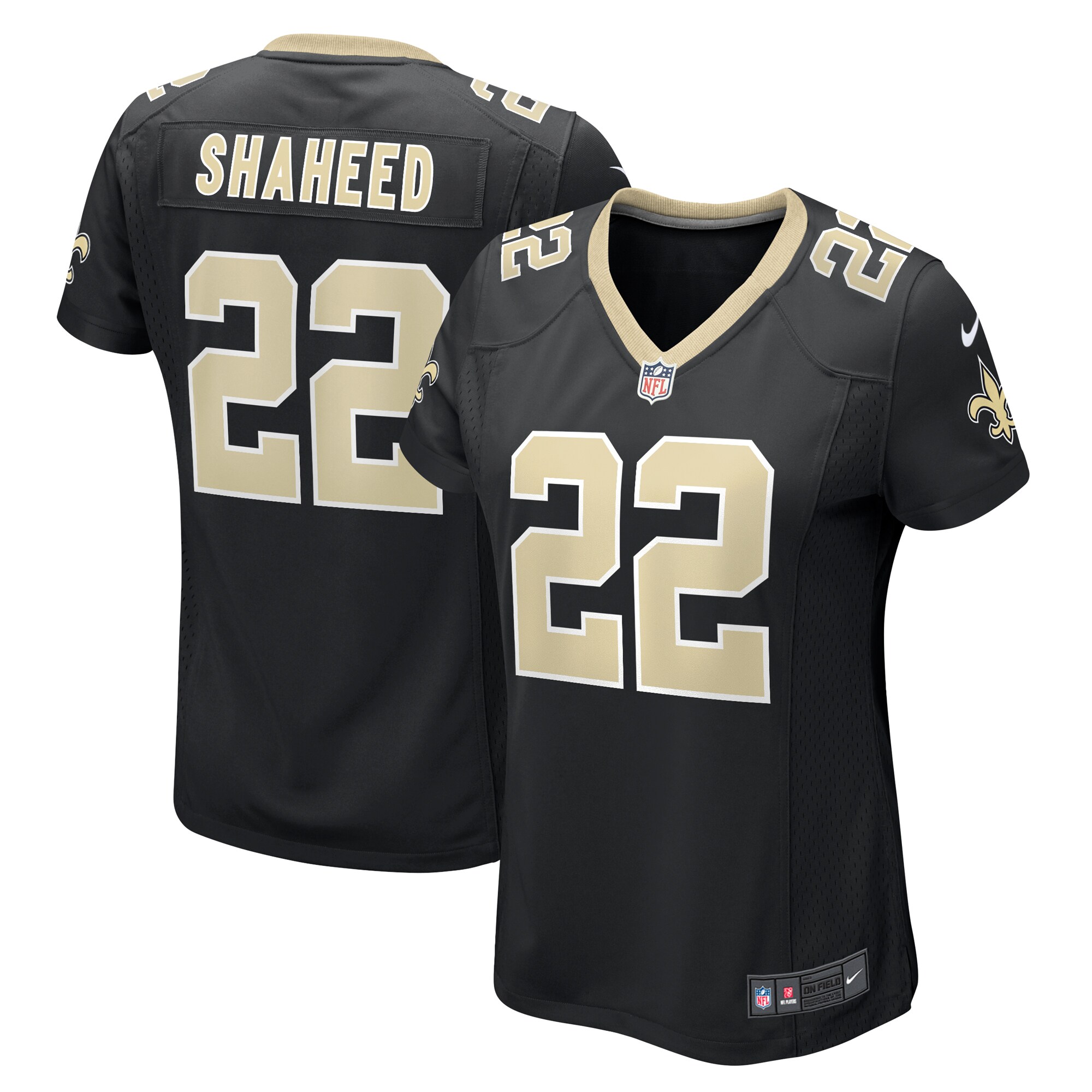 Rashid Shaheed New Orleans Saints Women's Team Game Jersey - Black cheap jerseys for sale - CheapJerseys.Shop