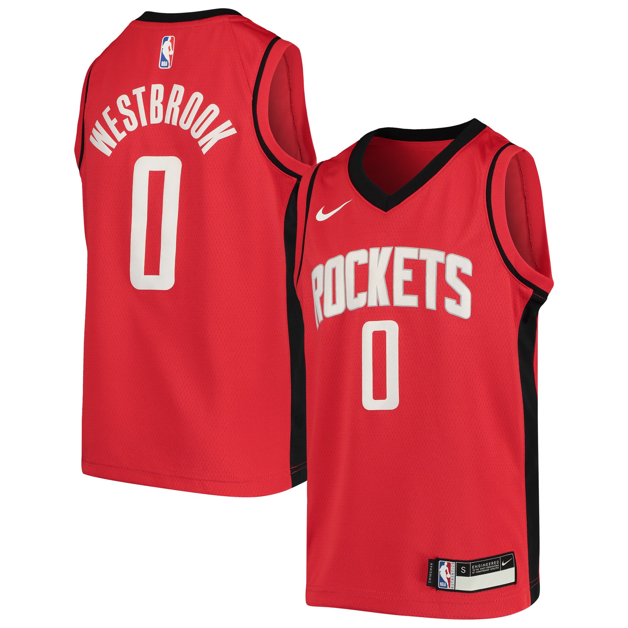 Russell Westbrook Houston Rockets Youth Swingman Jersey - Icon Edition - Red cheap jerseys for sale - CheapJerseys.Shop