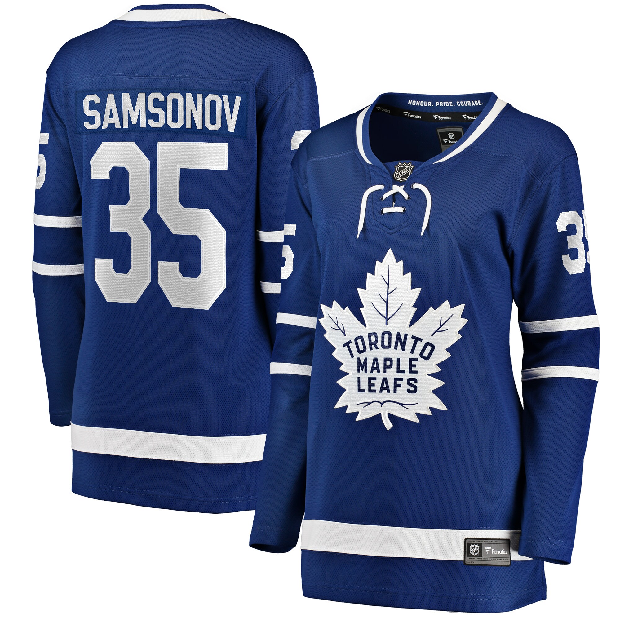 Ilya Samsonov Toronto Maple Leafs Fanatics Women's Home Breakaway Player Jersey - Blue cheap jerseys for sale - CheapJerseys.Shop