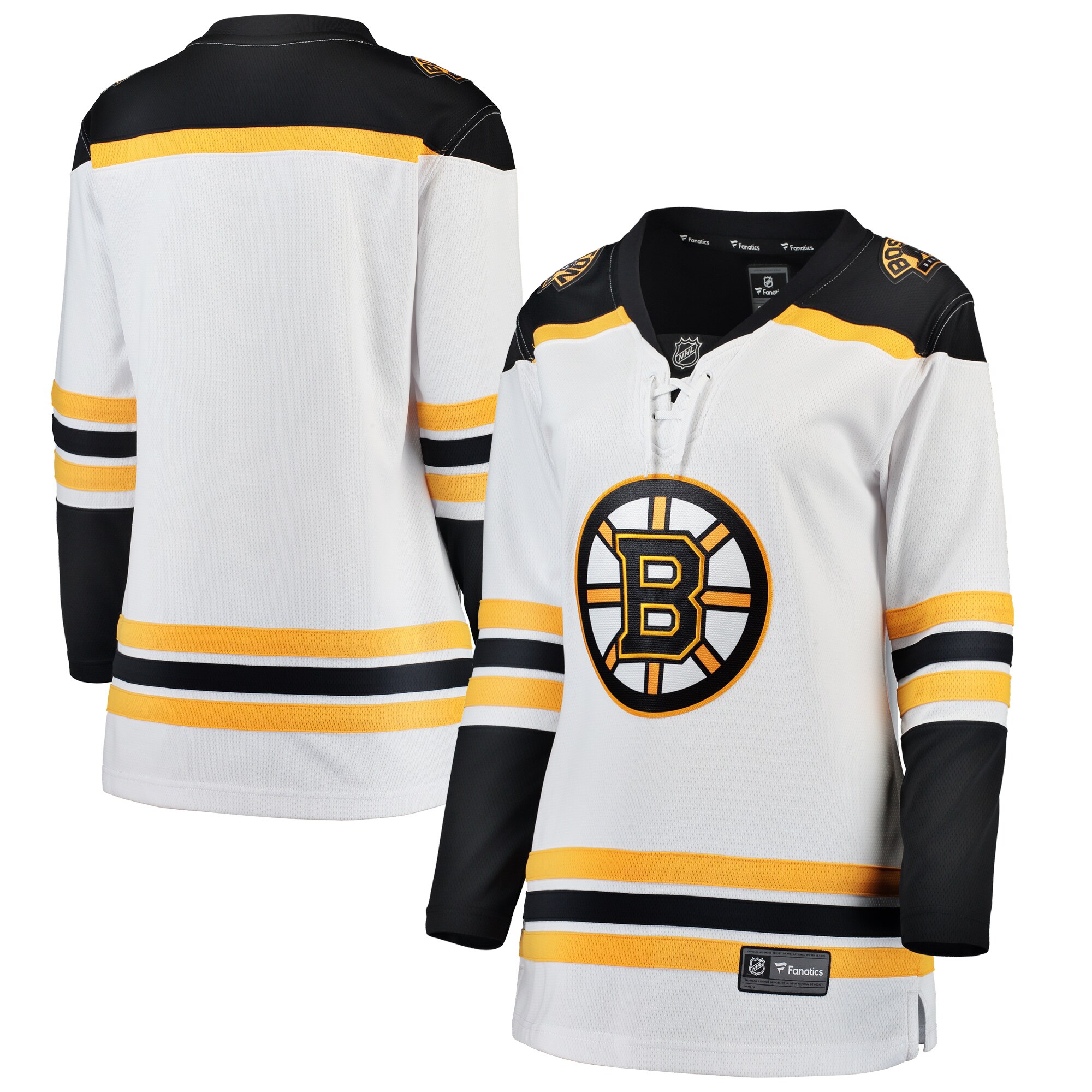 Boston Bruins Fanatics Women's Away Breakaway Jersey - White cheap jerseys for sale - CheapJerseys.Shop