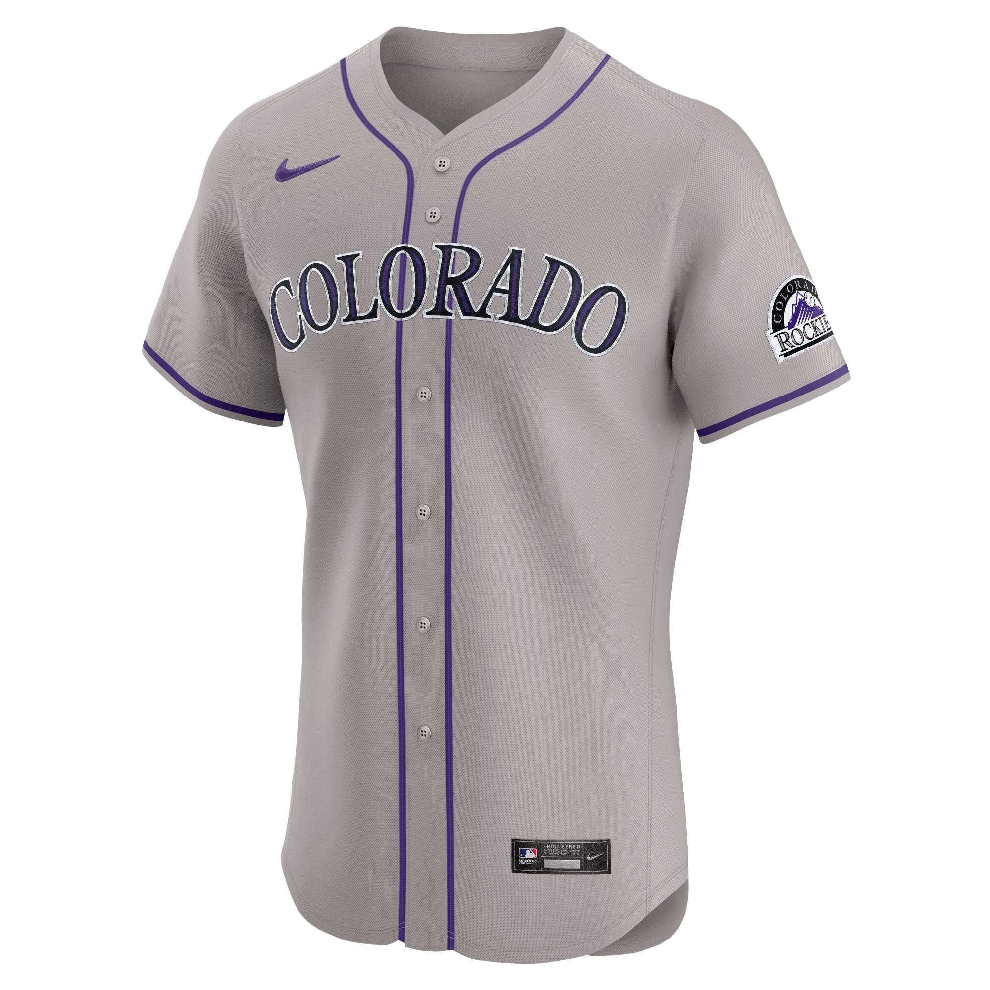 Colorado Rockies Road 2024 Jackie Robinson Day Elite Jersey - Gray cheap jerseys for sale - CheapJerseys.Shop