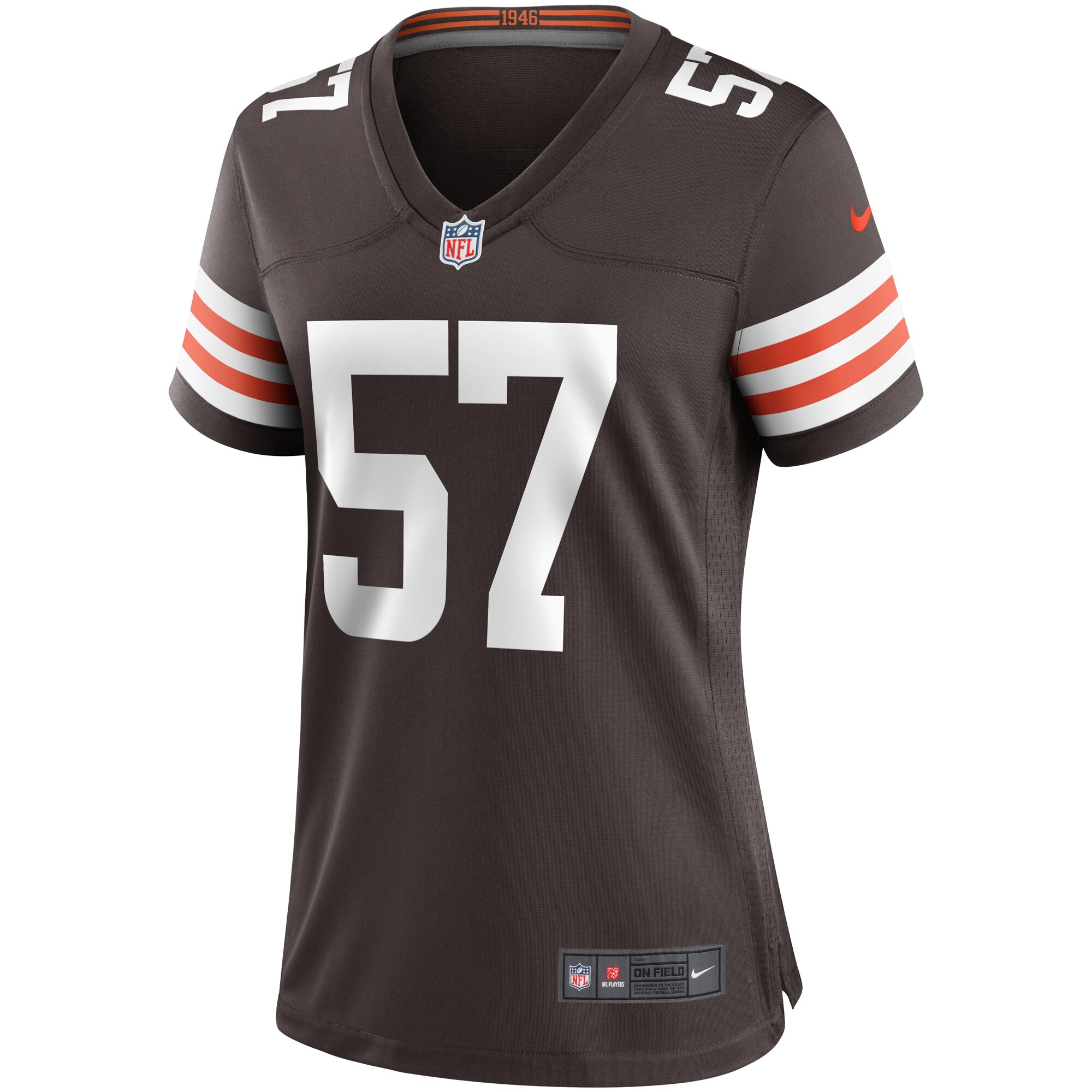 Clay Matthews Cleveland Browns Women's Game Retired Player Jersey - Brown cheap jerseys for sale - CheapJerseys.Shop