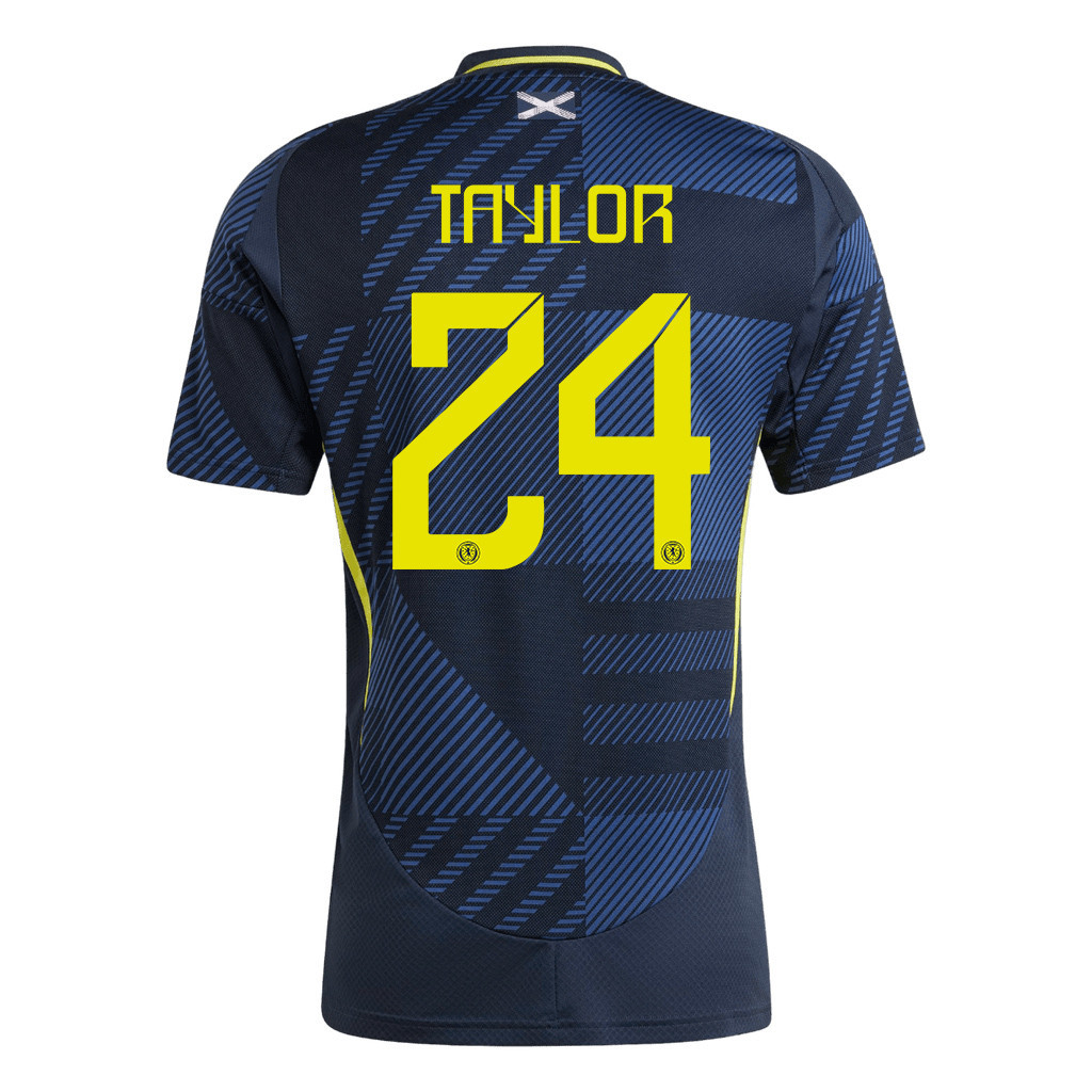 Greg Taylor 24 Scotland National Team 2024 Home Men Jersey - Navy cheap jerseys for sale - CheapJerseys.Shop