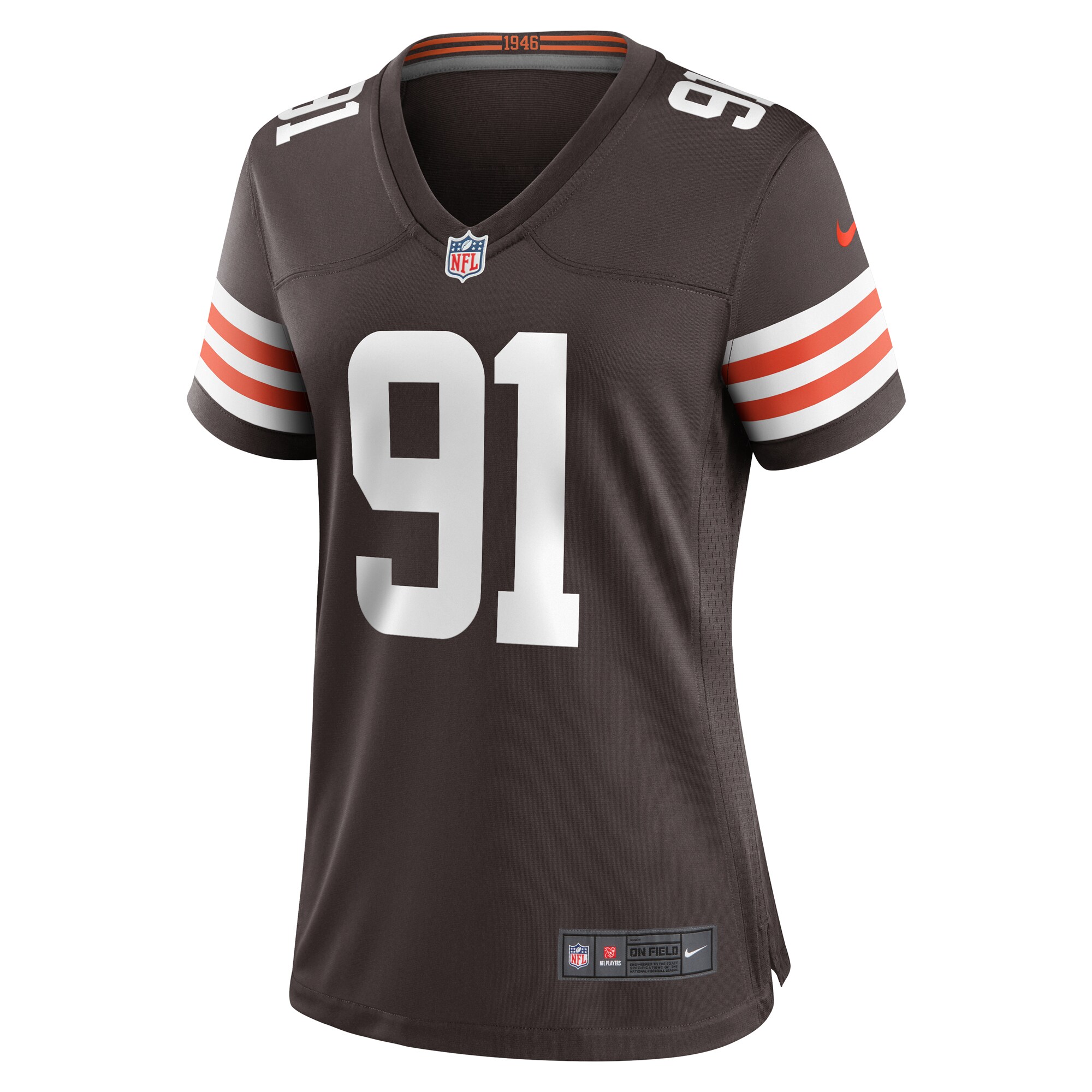 Alex Wright Cleveland Browns Women's Team Game Jersey - Brown cheap jerseys for sale - CheapJerseys.Shop