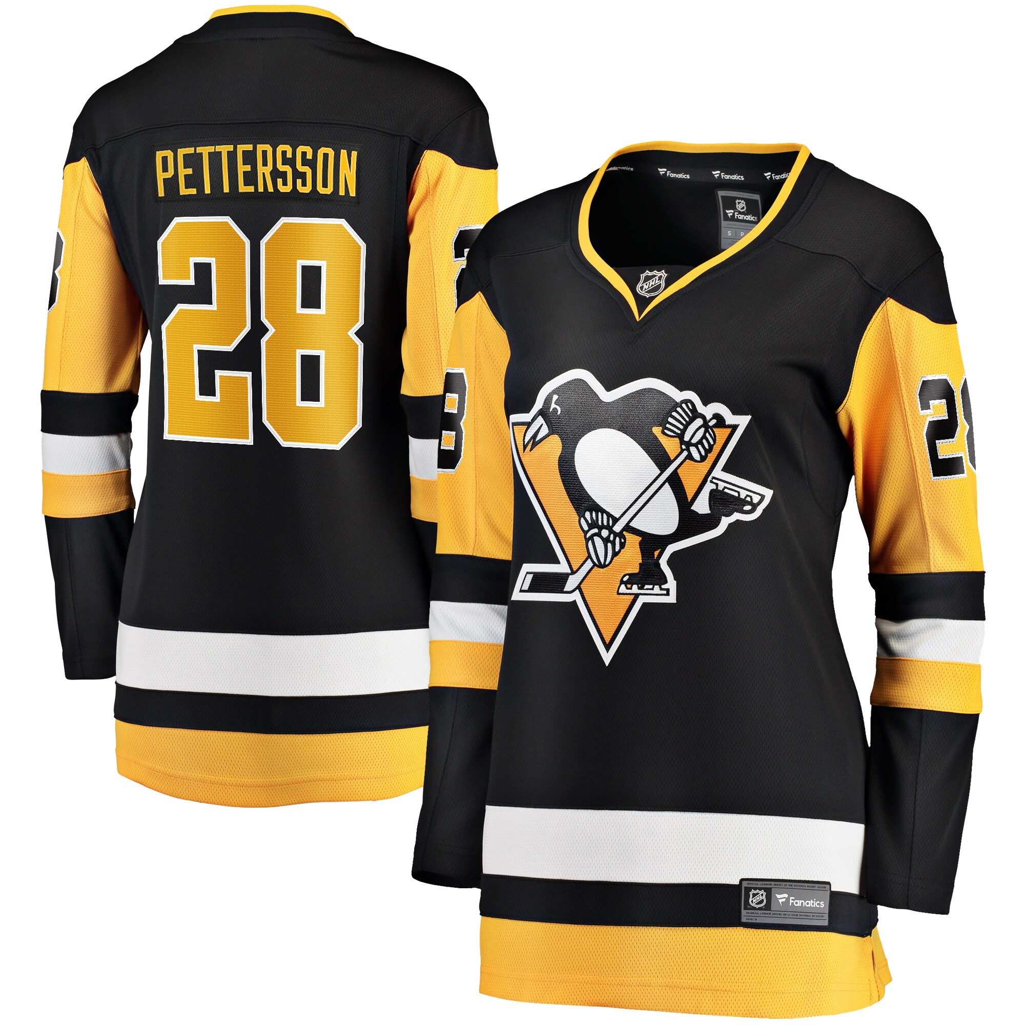 Marcus Pettersson Pittsburgh Penguins Fanatics Women's Home Breakaway Player Jersey - Black cheap jerseys for sale - CheapJerseys.Shop