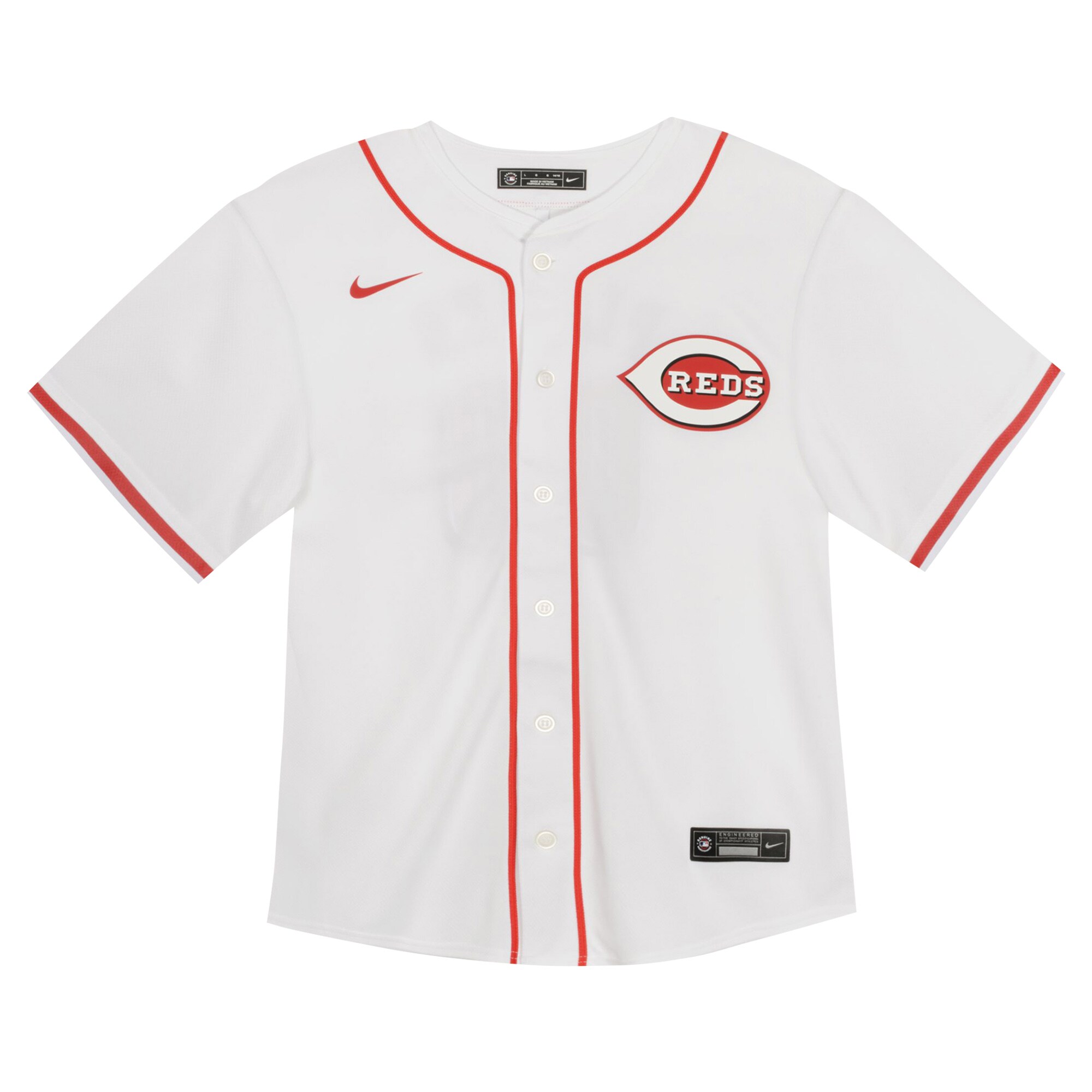 Elly De La Cruz Cincinnati Reds Infant Game Jersey - White cheap jerseys for sale - CheapJerseys.Shop