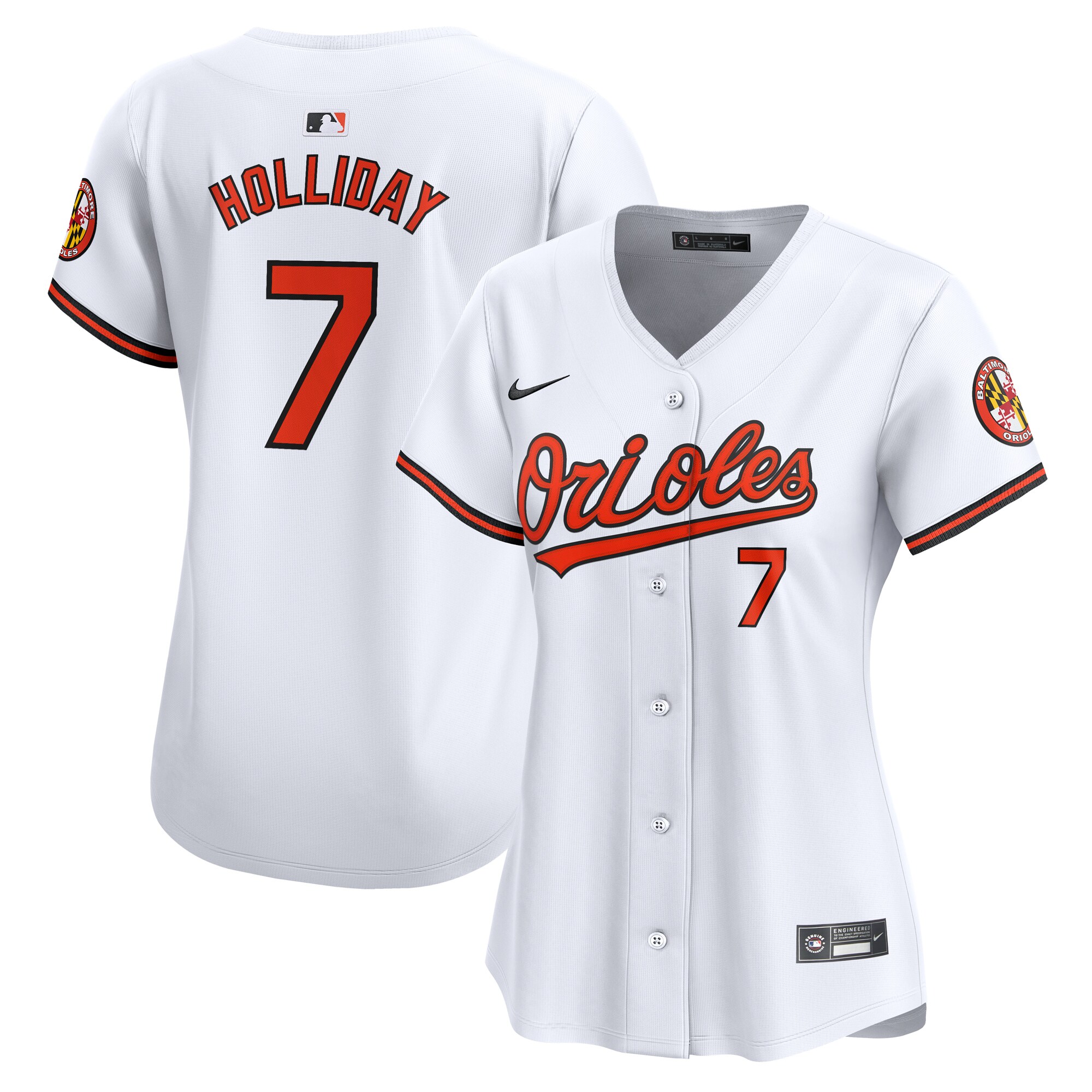 Jackson Holliday Baltimore Orioles Women's Home Limited Player Jersey - White cheap jerseys for sale - CheapJerseys.Shop