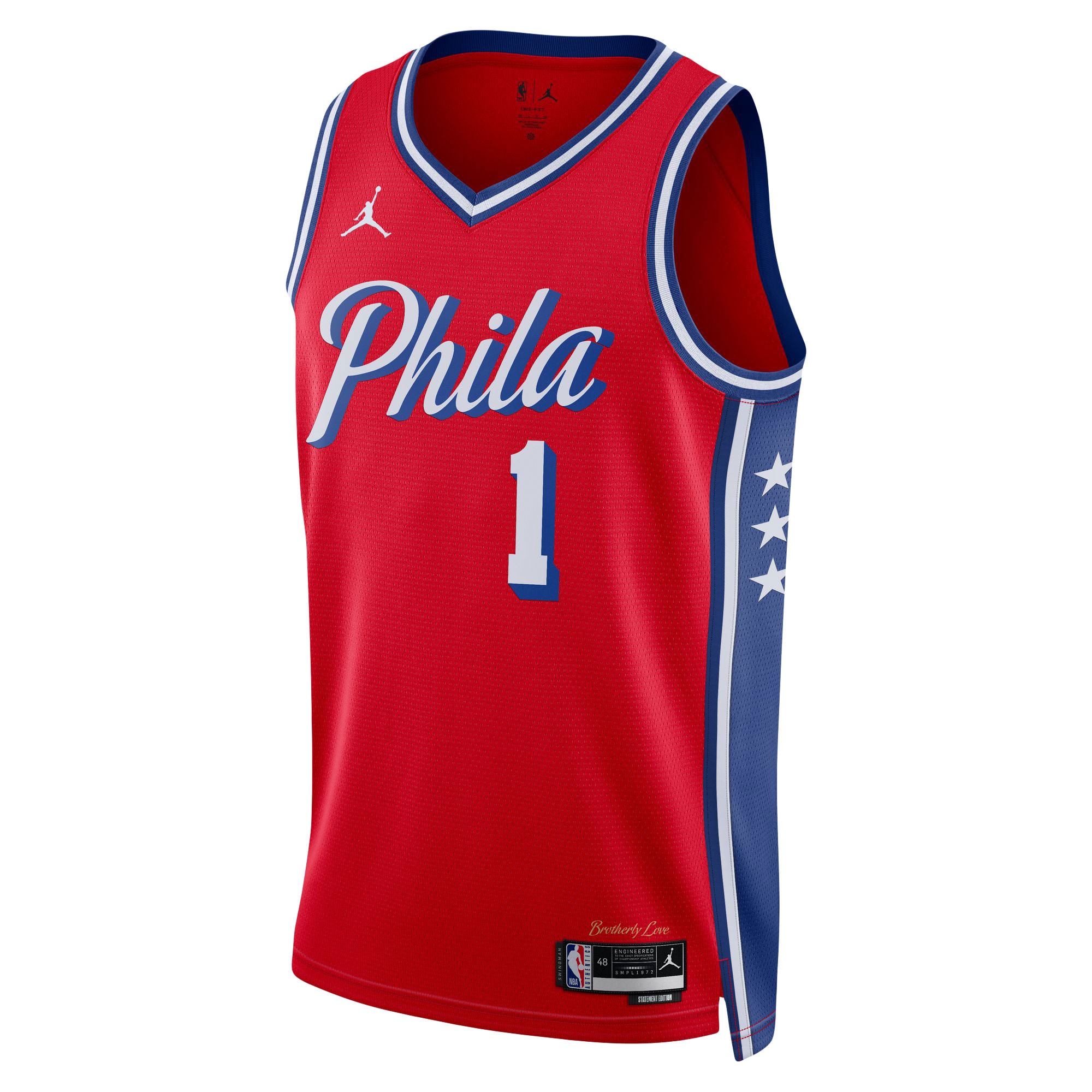 James Harden Philadelphia 76ers Jordan Brand Unisex Swingman Jersey - Statement Edition - Red cheap jerseys for sale - CheapJerseys.Shop
