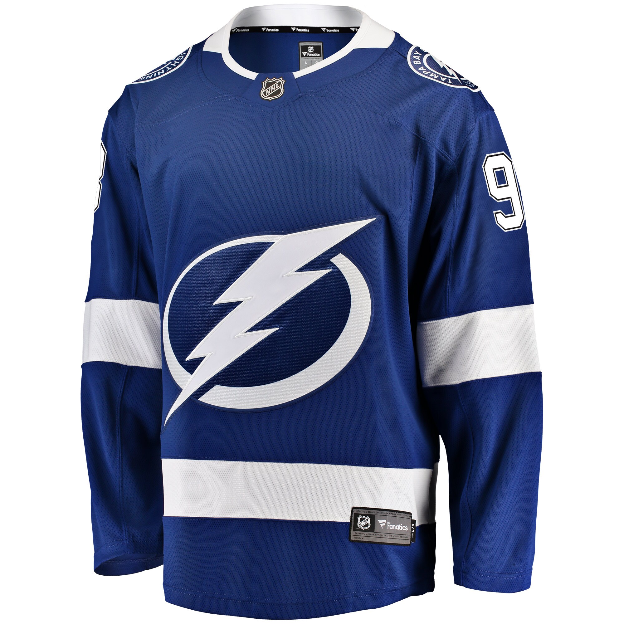 Mikhail Sergachev Tampa Bay Lightning Fanatics Home Breakaway Player Jersey - Blue cheap jerseys for sale - CheapJerseys.Shop