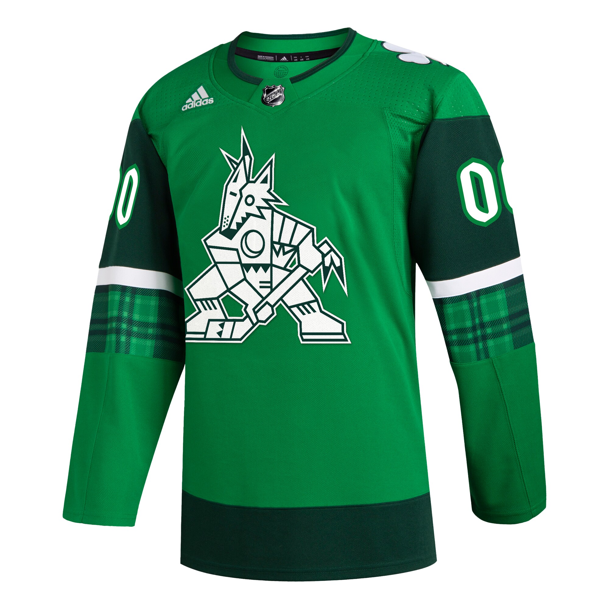 Arizona Coyotes St. Patrick's Day Authentic Custom Jersey - Kelly Green cheap jerseys for sale - CheapJerseys.Shop