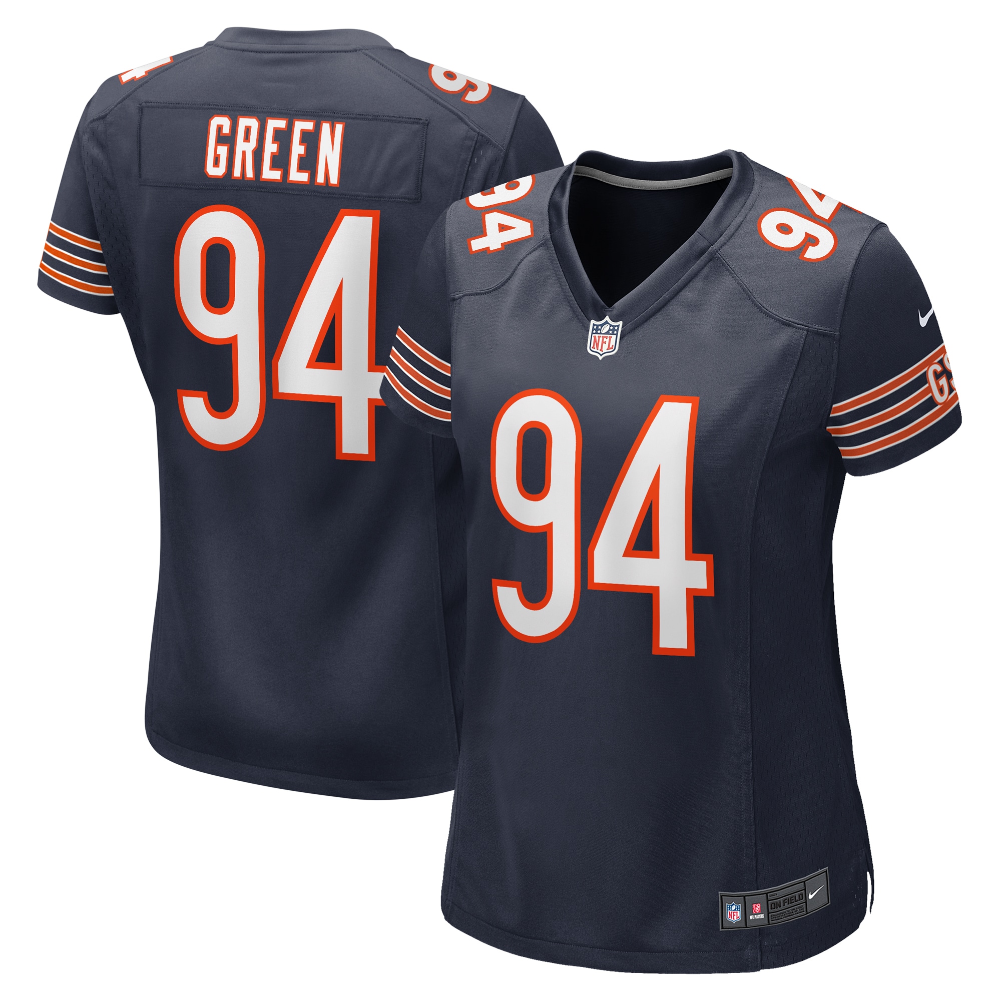 Rasheem Green Chicago Bears Women's Game Jersey - Navy cheap jerseys for sale - CheapJerseys.Shop