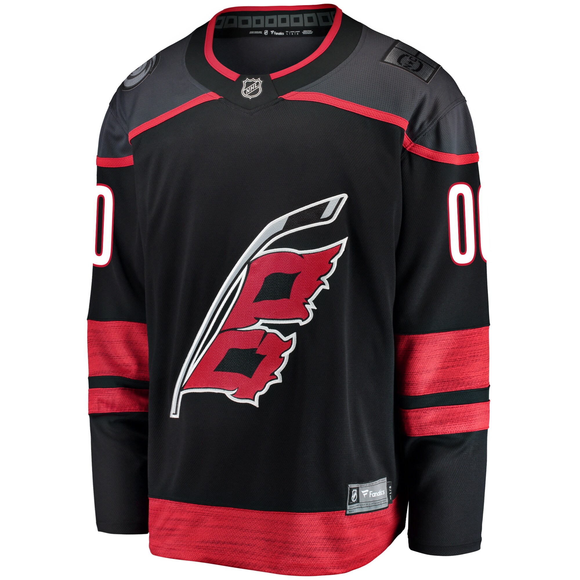 Carolina Hurricanes Fanatics Home Breakaway Custom Jersey - Black cheap jerseys for sale - CheapJerseys.Shop