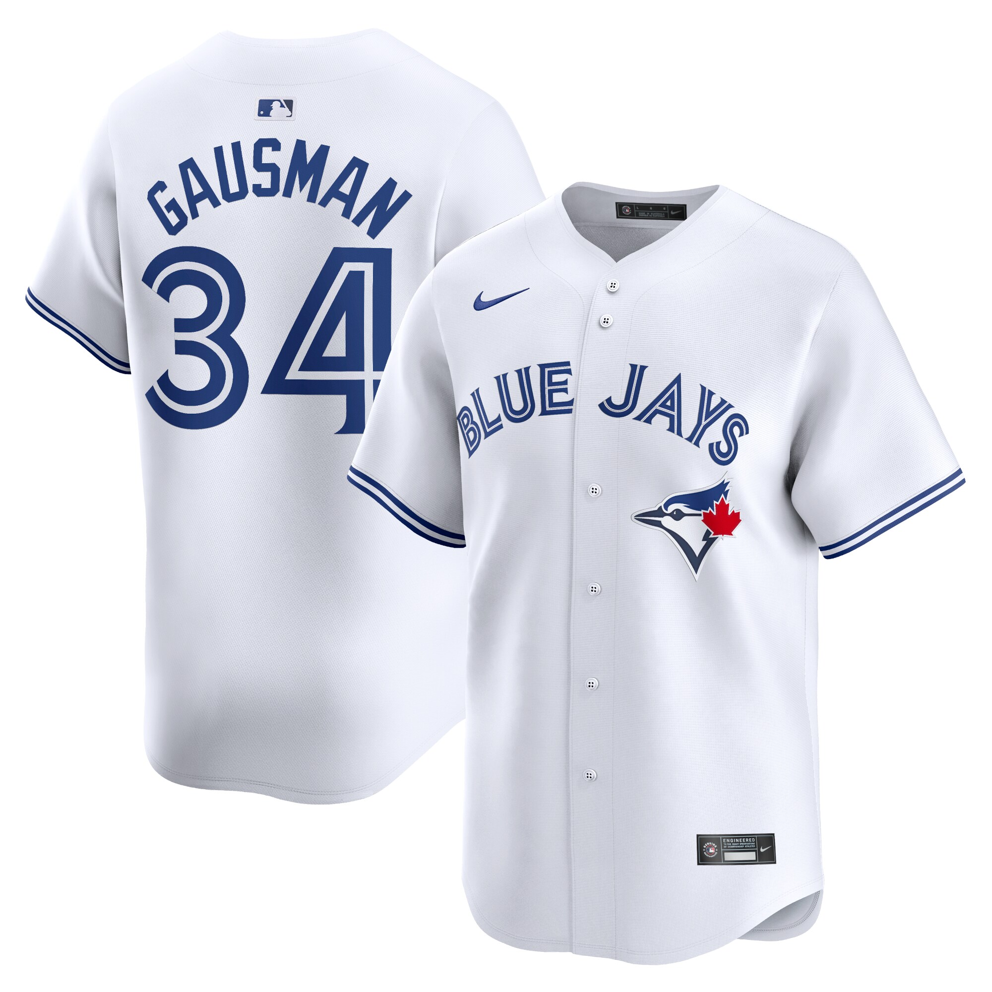 Kevin Gausman Toronto Blue Jays Home Limited Player Jersey - White cheap jerseys for sale - CheapJerseys.Shop