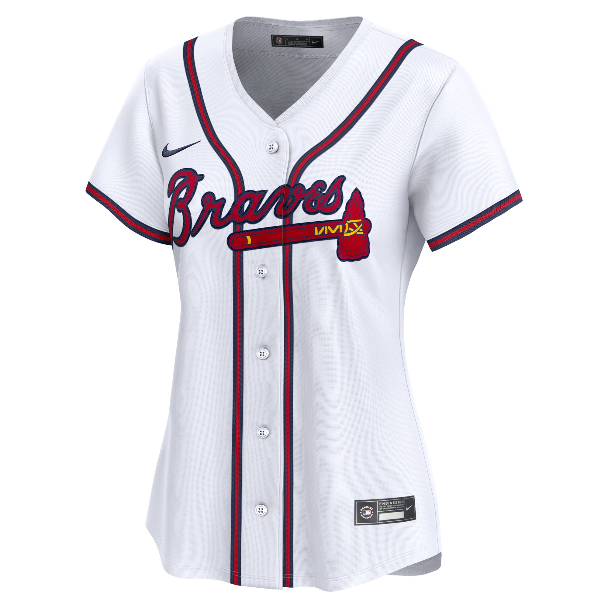 Spencer Strider Atlanta Braves Women's Home Limited Player Jersey - White cheap jerseys for sale - CheapJerseys.Shop
