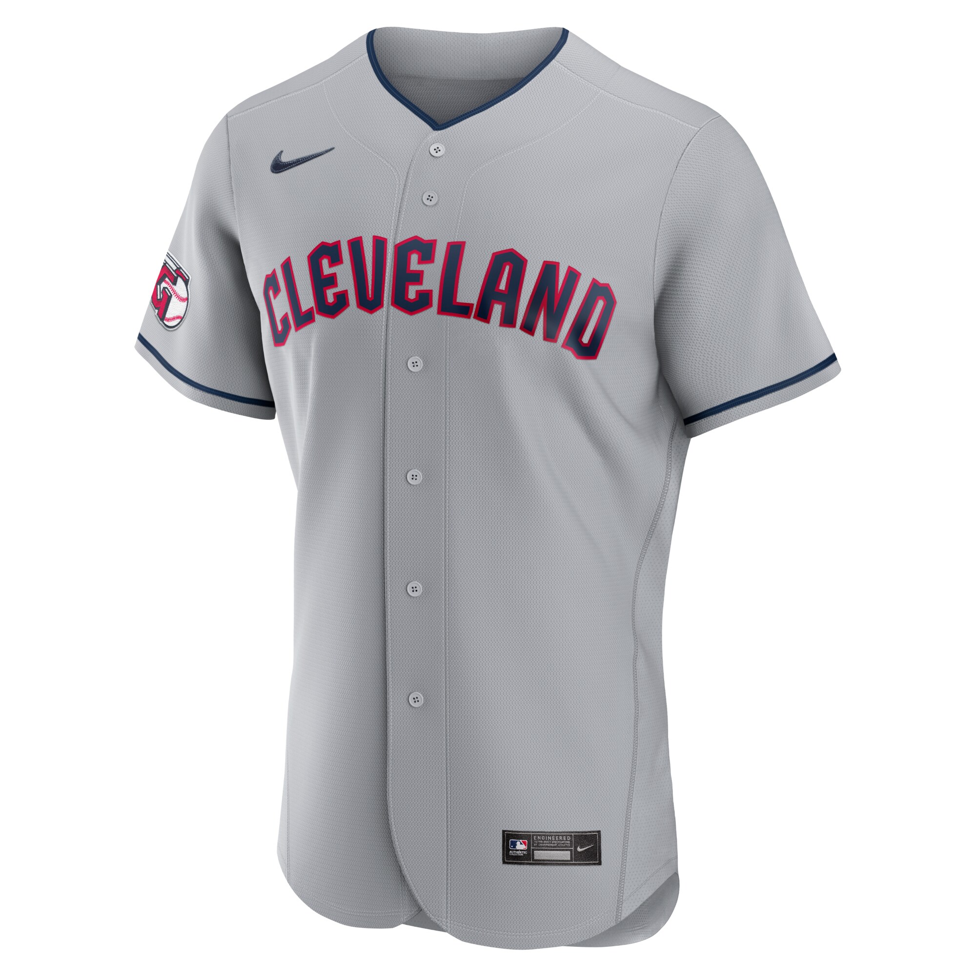 Cleveland Guardians Road Authentic Team Jersey - Gray cheap jerseys for sale - CheapJerseys.Shop