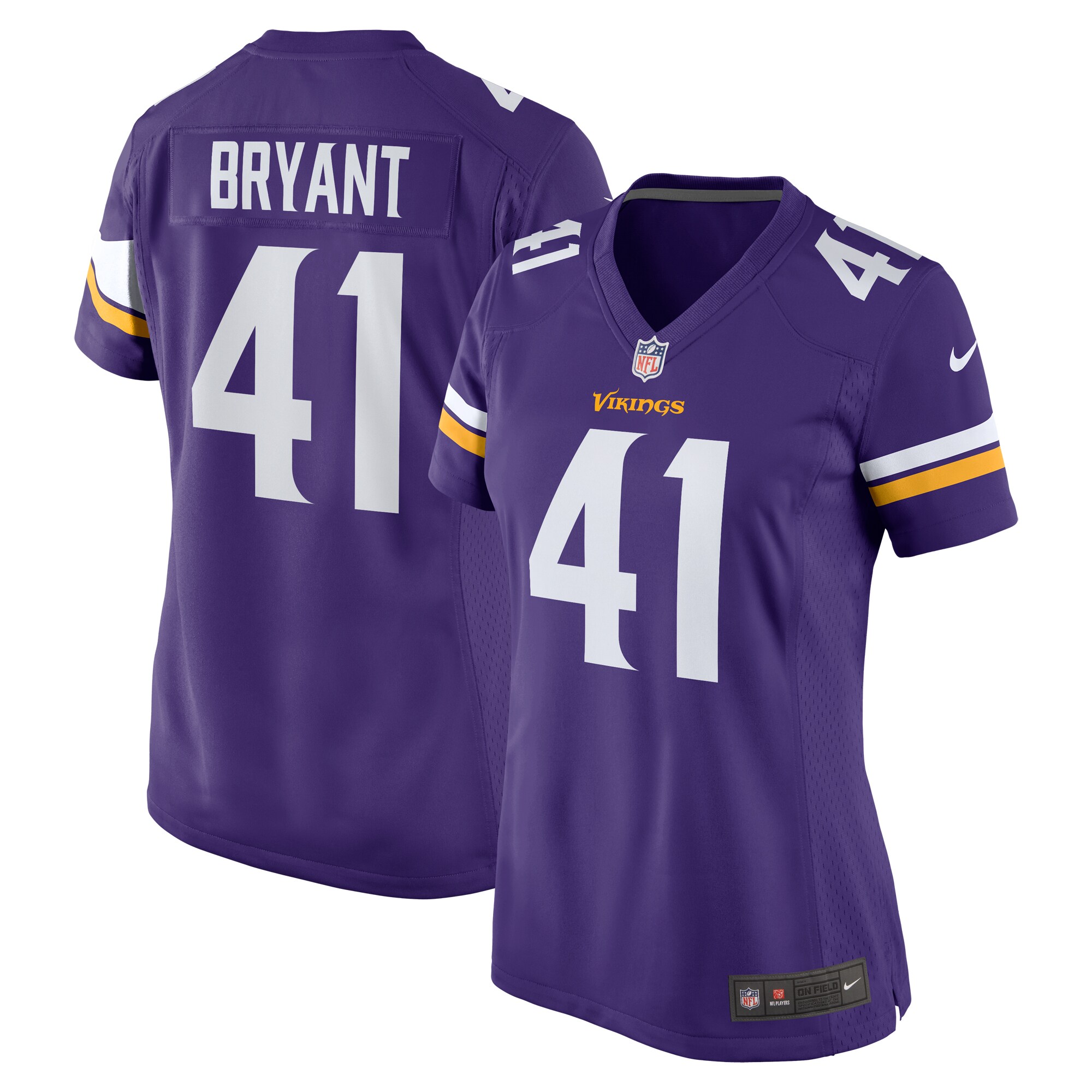 Austin Bryant Minnesota Vikings Women's Game Jersey - Purple cheap jerseys for sale - CheapJerseys.Shop