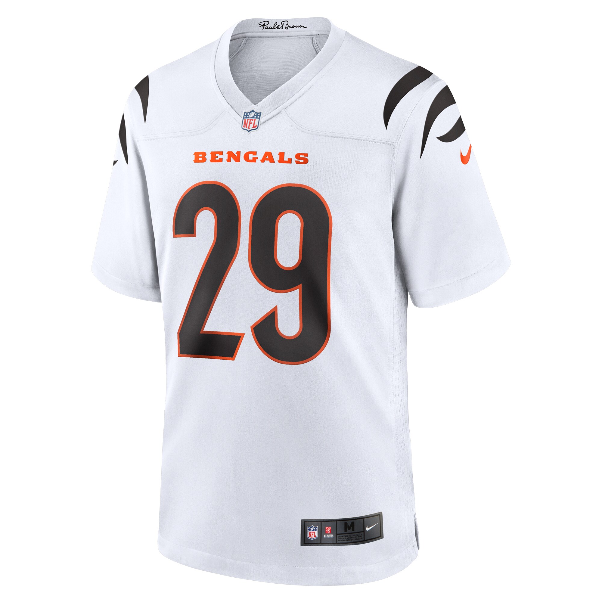 Cam Taylor-Britt Cincinnati Bengals Game Jersey - White cheap jerseys for sale - CheapJerseys.Shop