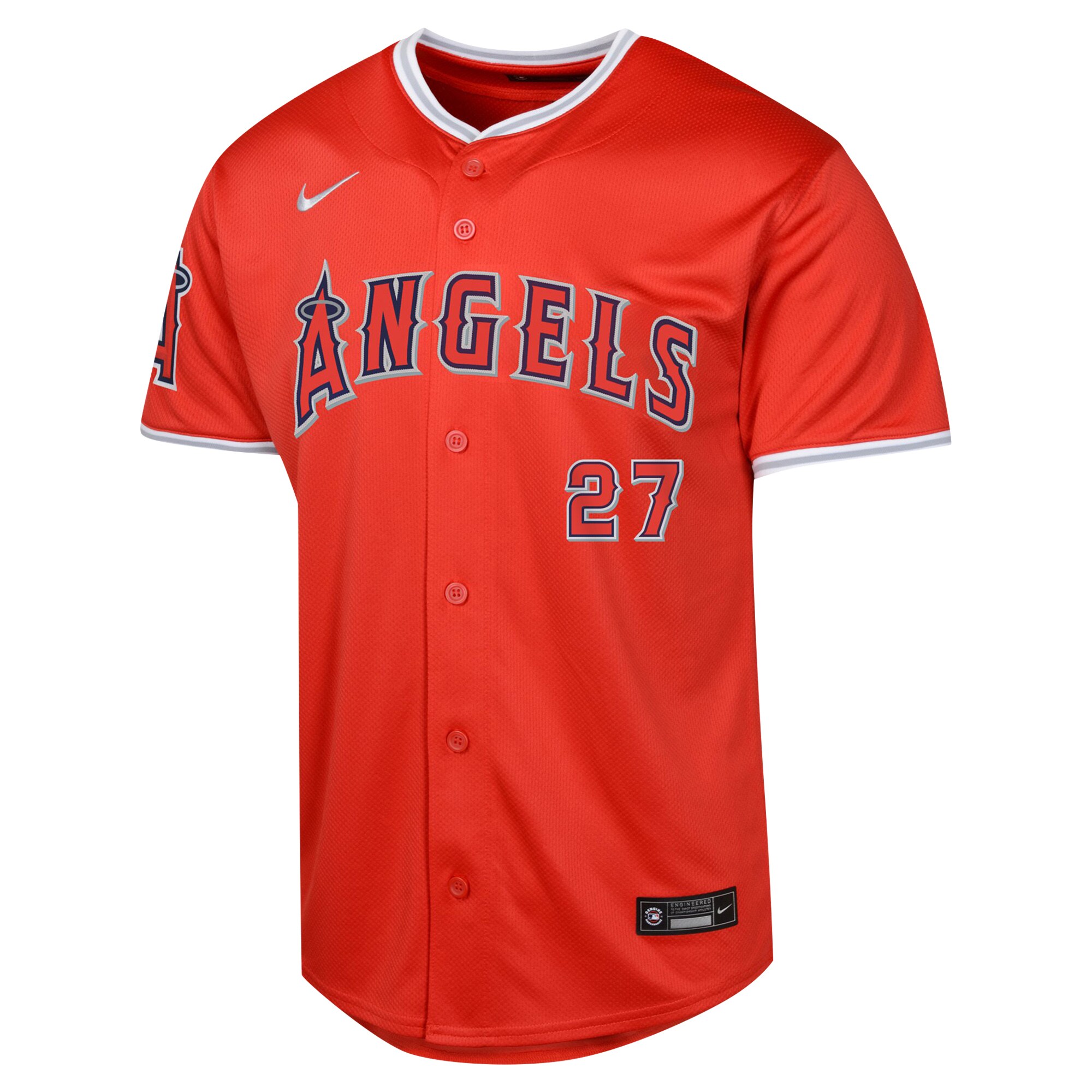 Mike Trout Los Angeles Angels Youth Alternate Limited Player Jersey - Red cheap jerseys for sale - CheapJerseys.Shop