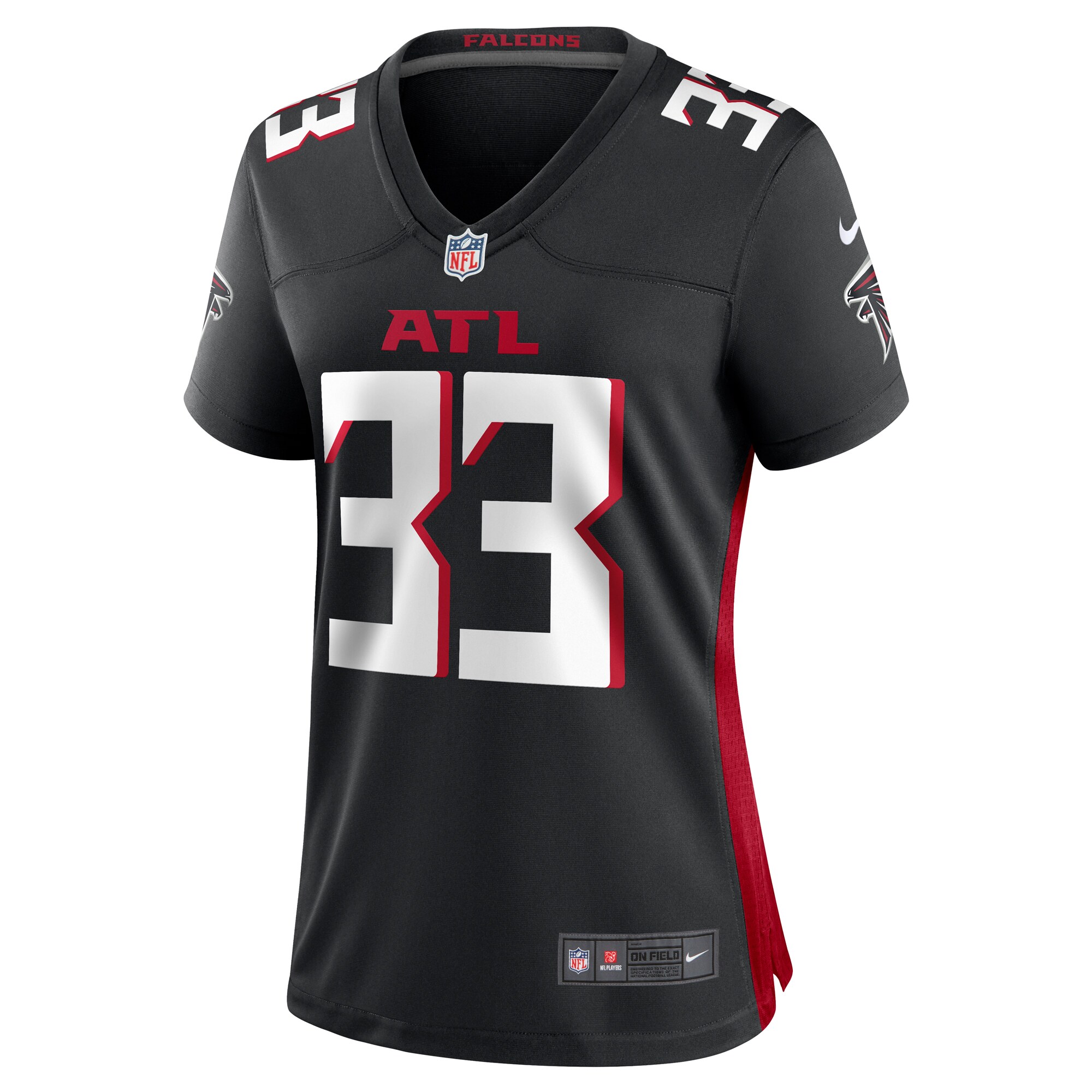 Tre Flowers Atlanta Falcons Women's Team Game Jersey - Black cheap jerseys for sale - CheapJerseys.Shop