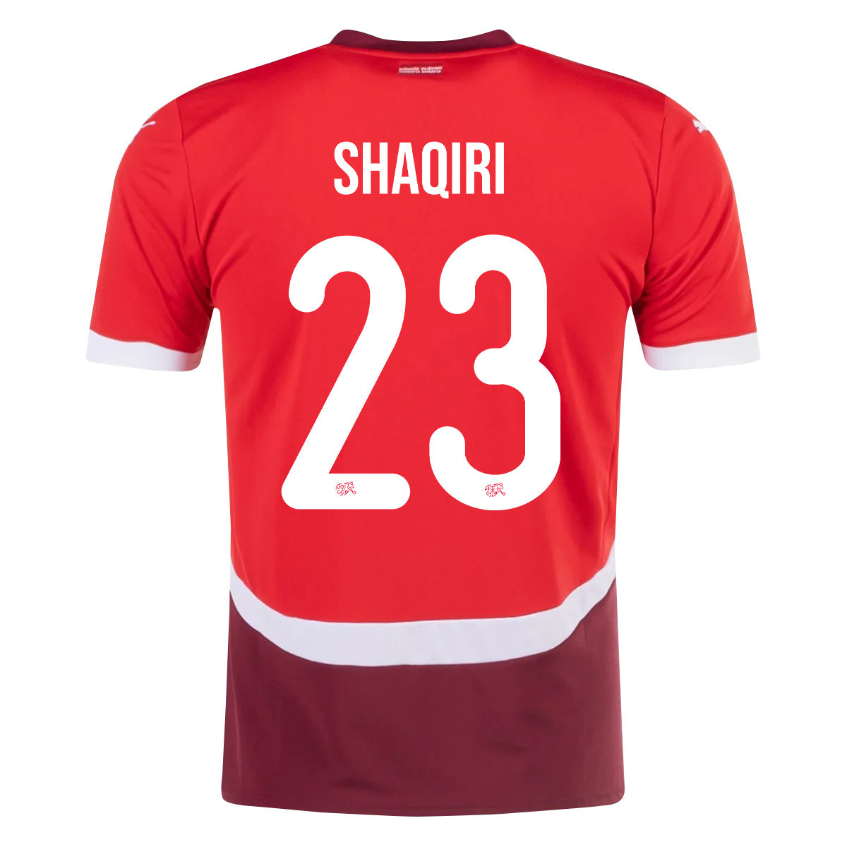 Xherdan Shaqiri 23 Switzerland National Team 2024/25 Home Men Jersey - Red cheap jerseys for sale - CheapJerseys.Shop