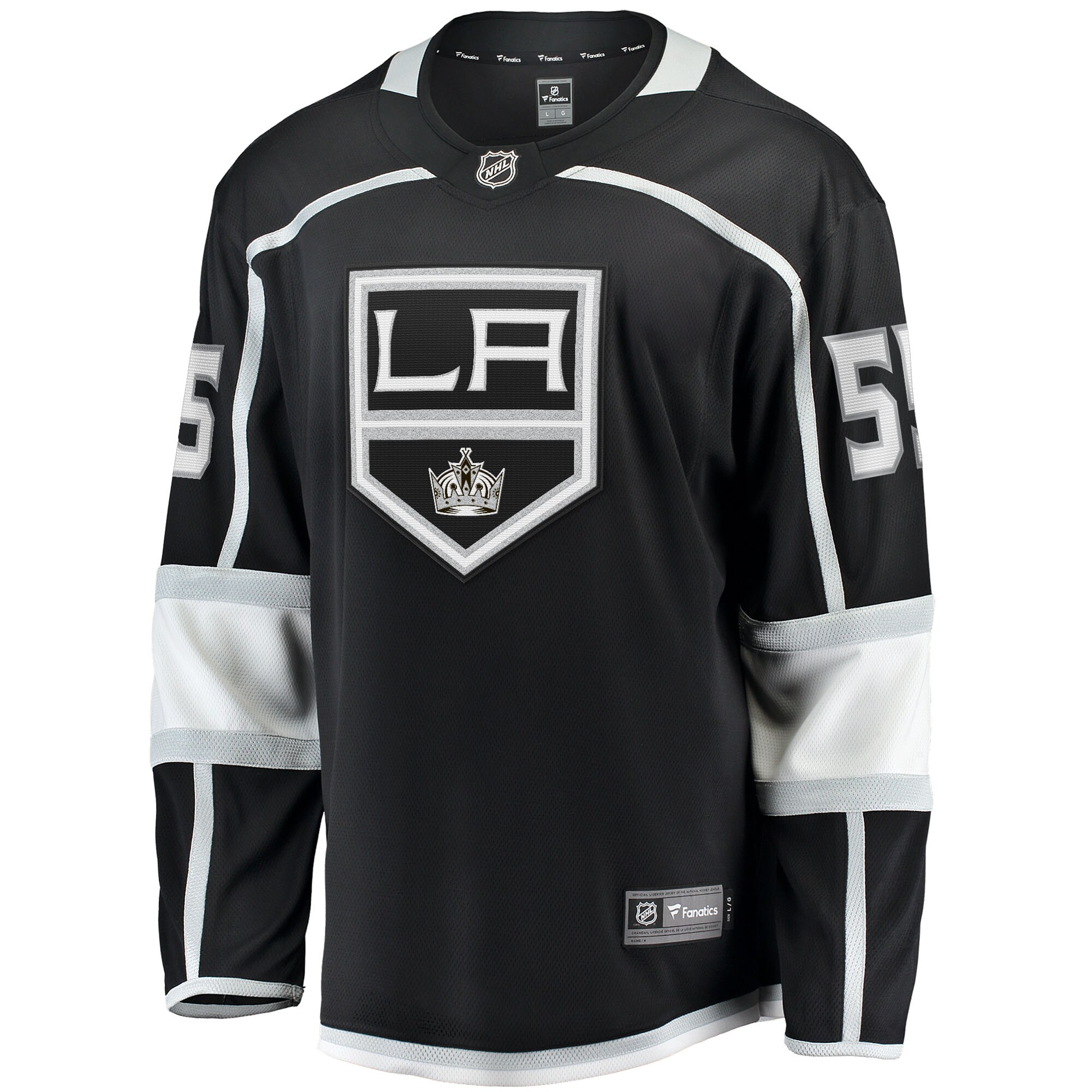 Quinton Byfield Los Angeles Kings Fanatics Home Team Breakaway Player Jersey - Black cheap jerseys for sale - CheapJerseys.Shop