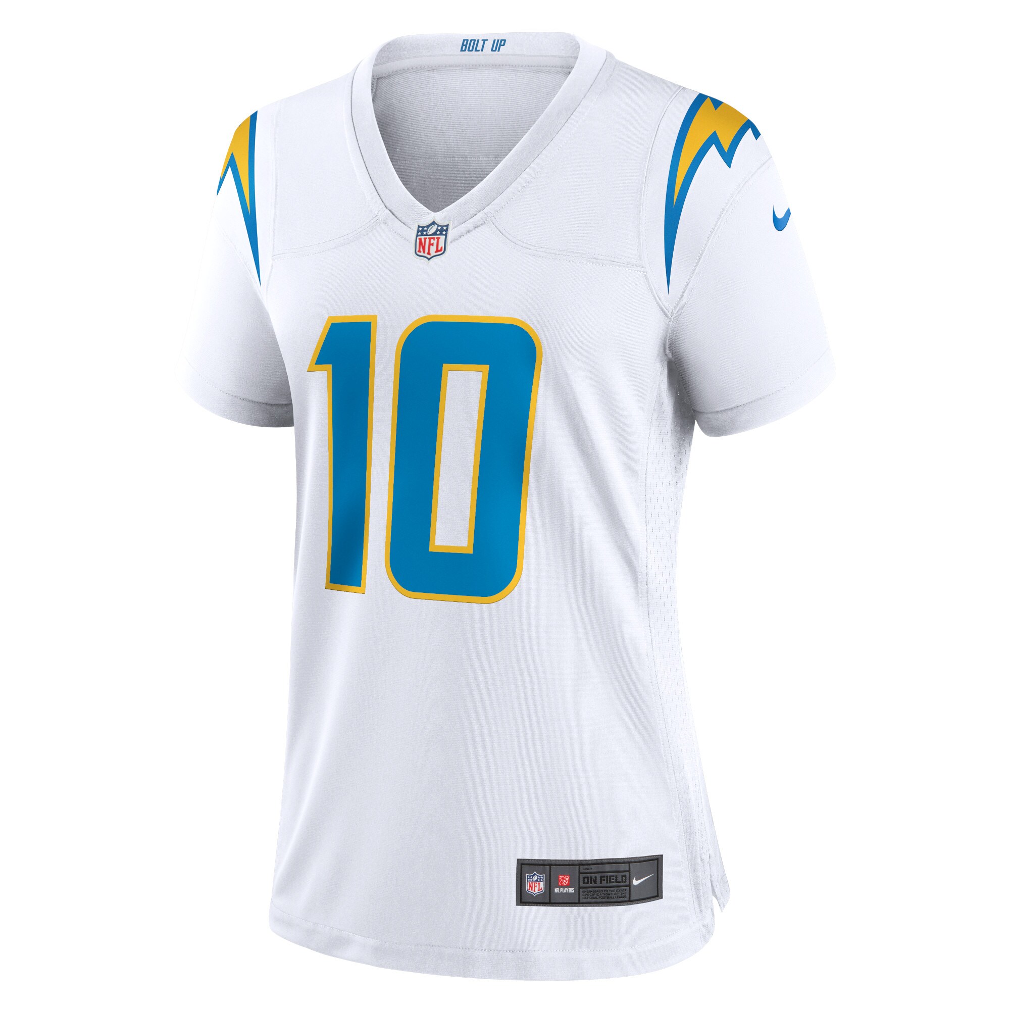Justin Herbert Los Angeles Chargers Women's Game Jersey - White cheap jerseys for sale - CheapJerseys.Shop
