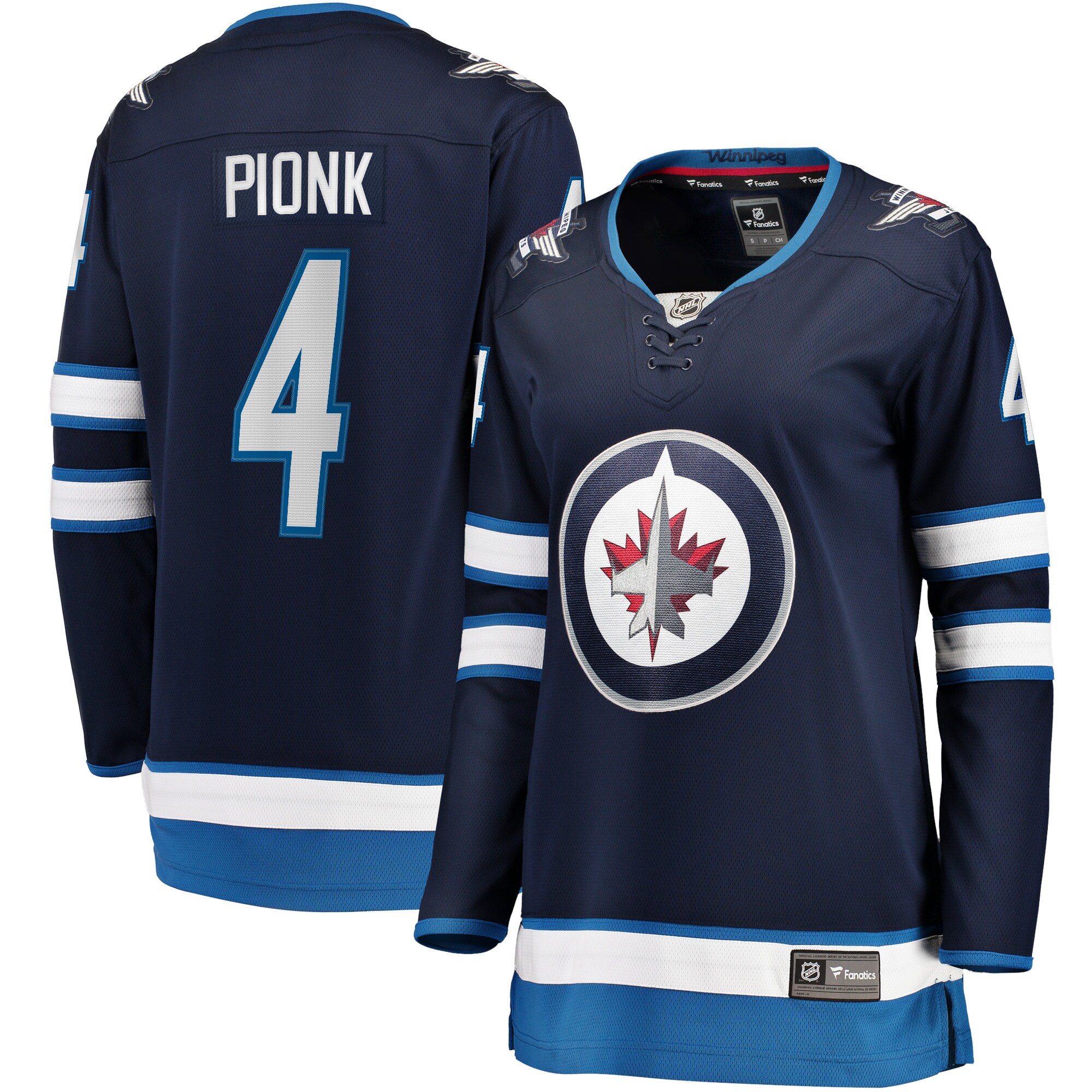 Neal Pionk Winnipeg Jets Fanatics Women's Home Breakaway Player Jersey - Navy cheap jerseys for sale - CheapJerseys.Shop