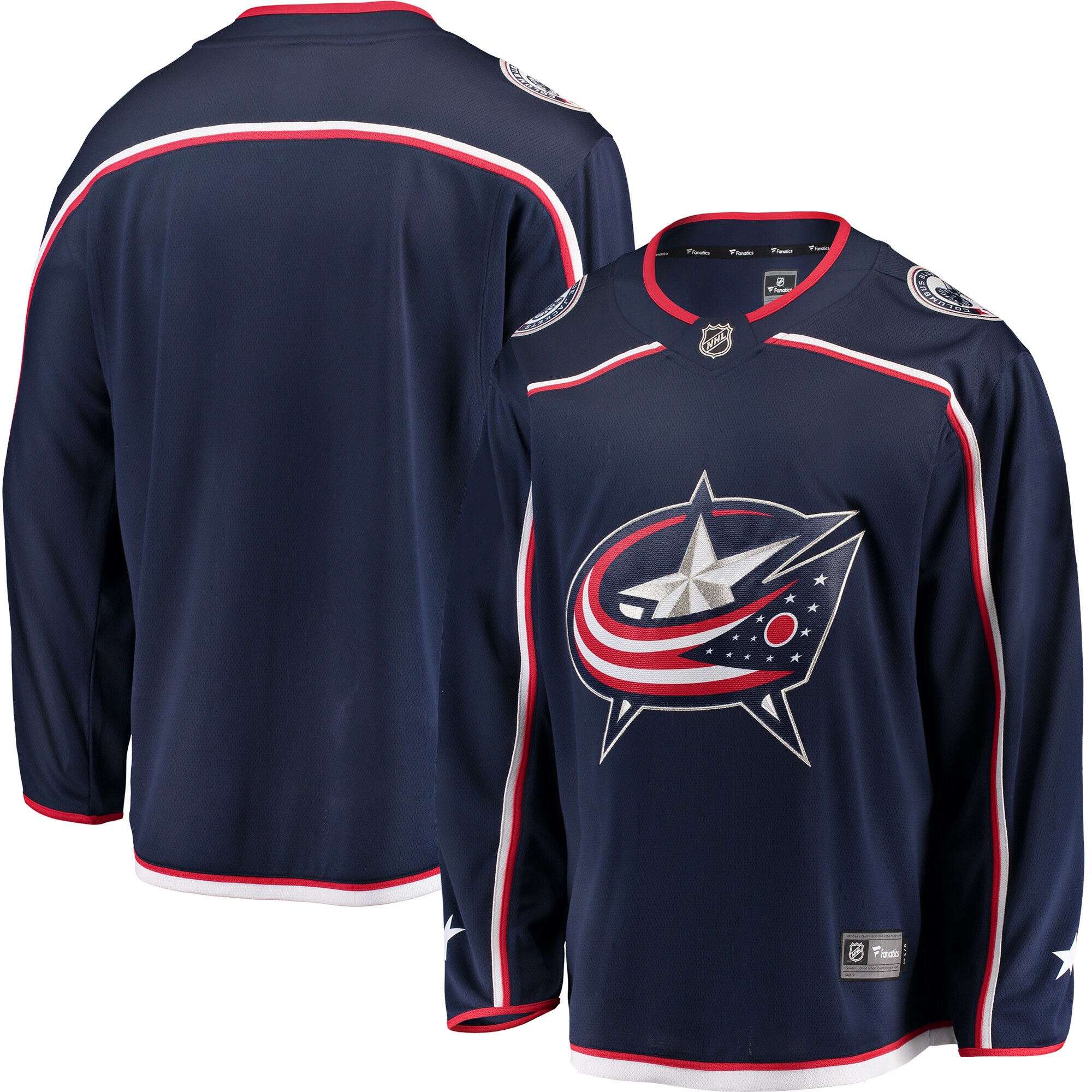Columbus Blue Jackets Fanatics Breakaway Home Jersey - Navy cheap jerseys for sale - CheapJerseys.Shop