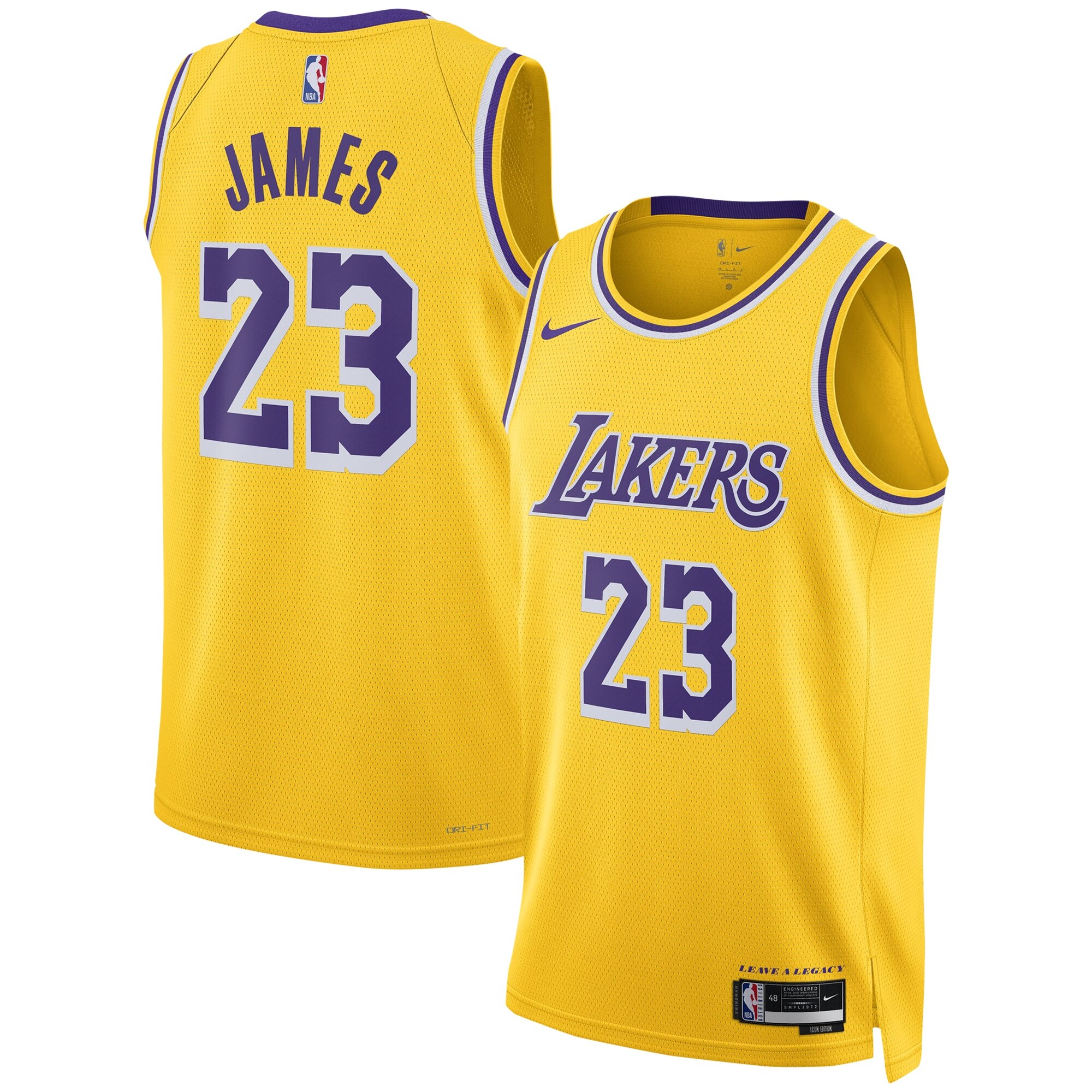 LeBron James Los Angeles Lakers Unisex Swingman Jersey - Icon Edition - Gold cheap jerseys for sale - CheapJerseys.Shop