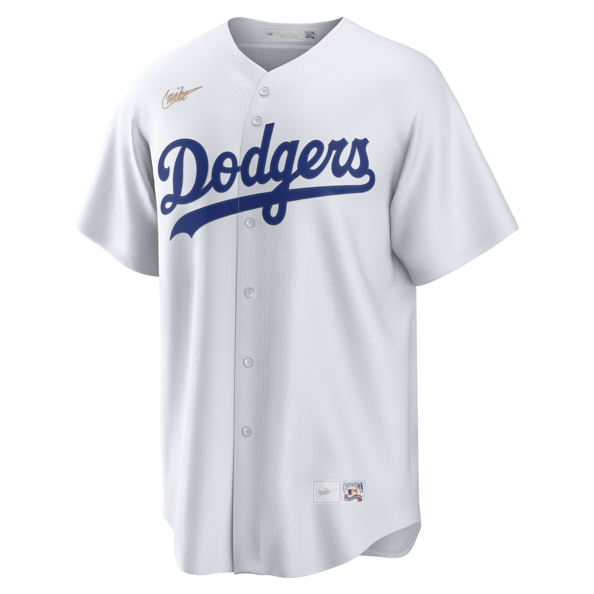 Jackie Robinson Brooklyn Dodgers Home Cooperstown Collection Player Jersey - White cheap jerseys for sale - CheapJerseys.Shop