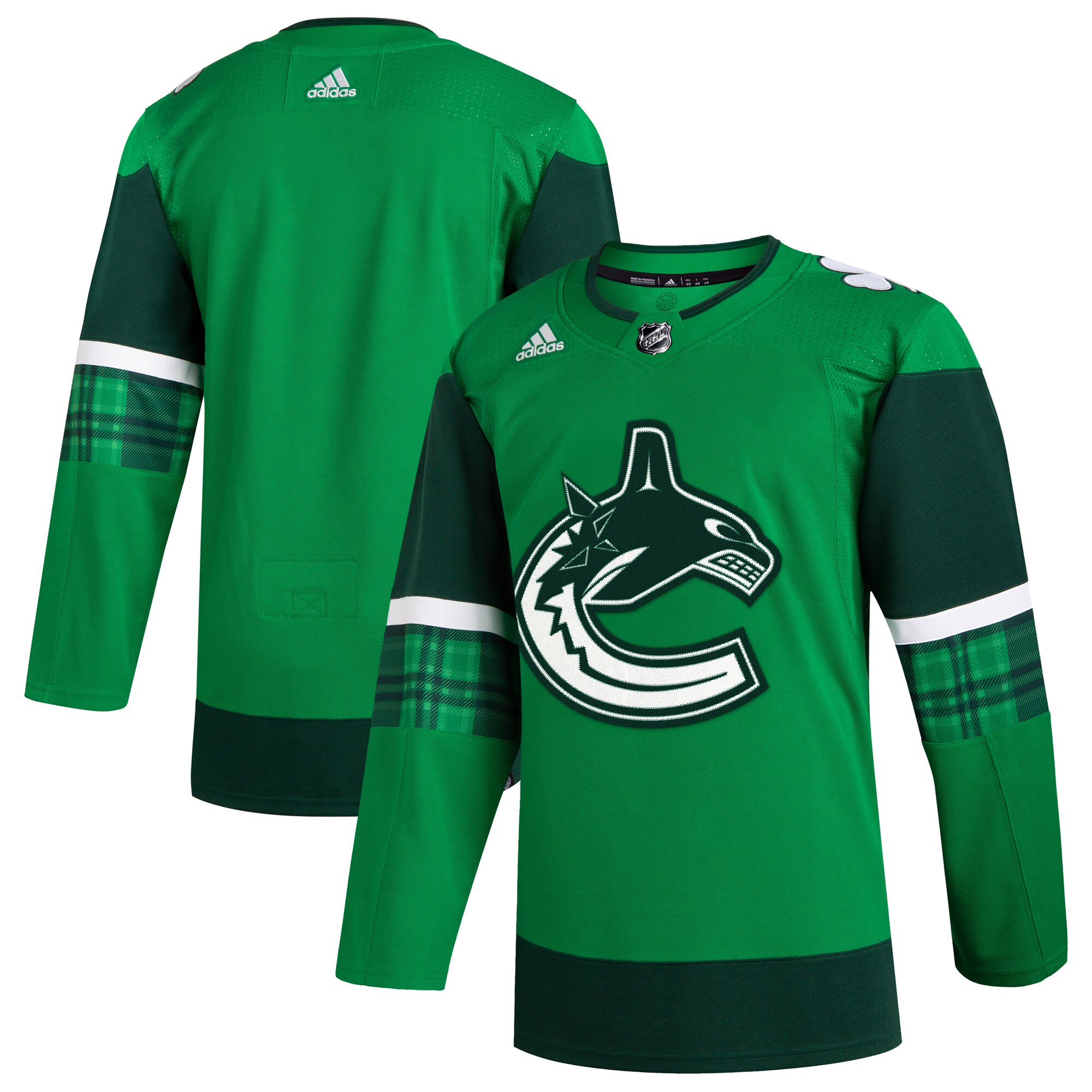 Vancouver Canucks 2023 St. Patrick's Day Primegreen Authentic Jersey - Kelly Green cheap jerseys for sale - CheapJerseys.Shop