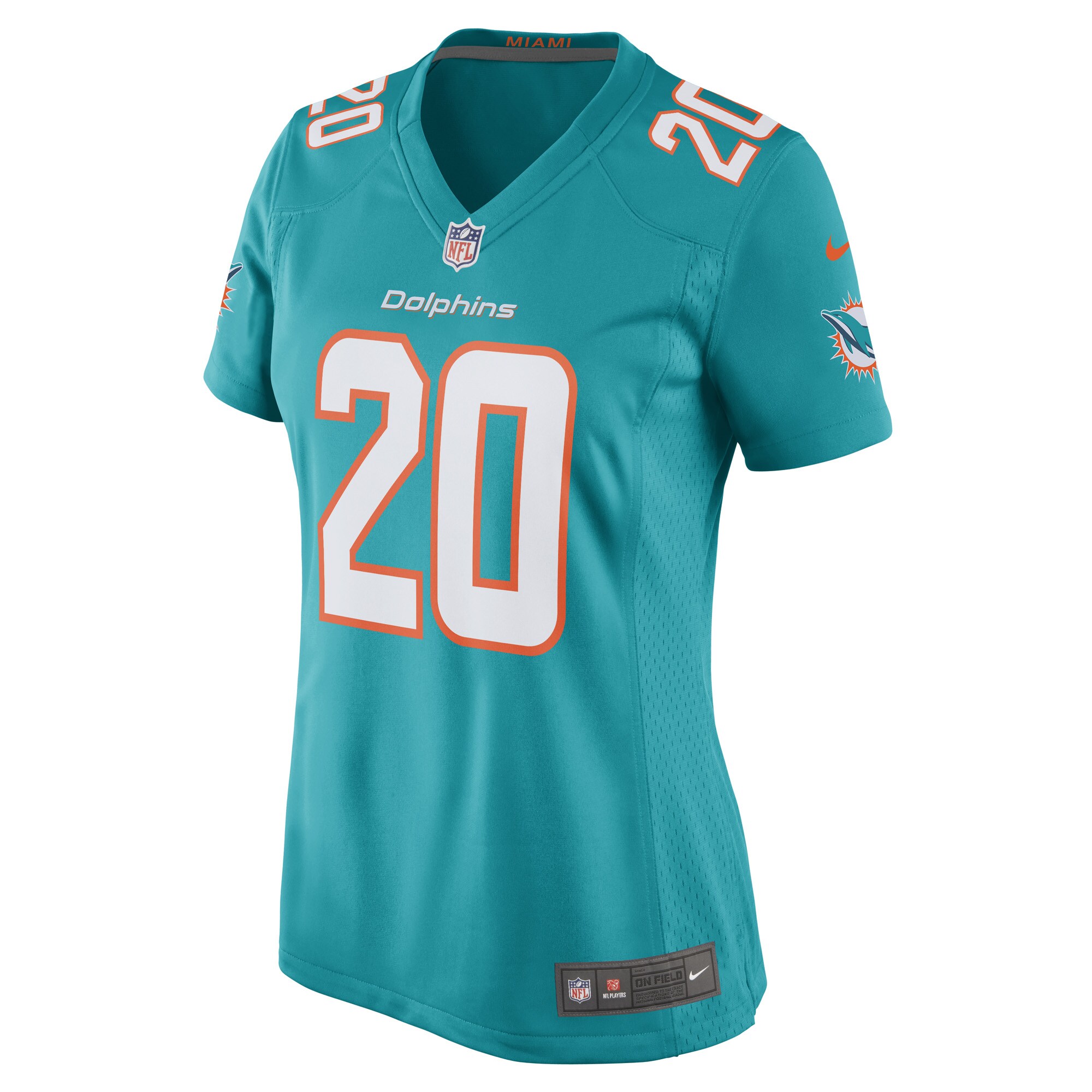 Justin Bethel Miami Dolphins Women's Game Player Jersey - Aqua cheap jerseys for sale - CheapJerseys.Shop